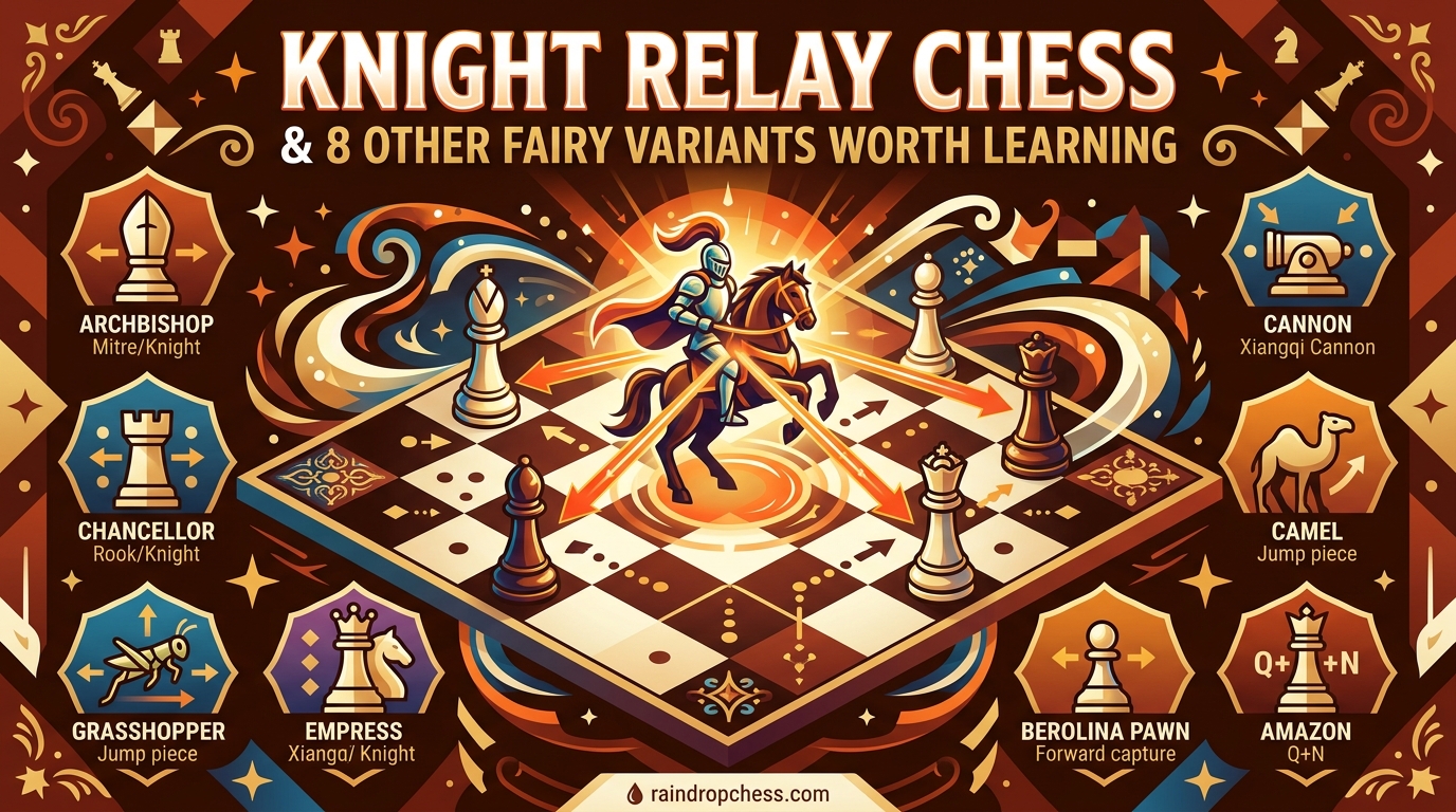 Knight Relay Chess and 8 Other Fairy Variants Worth Learning
