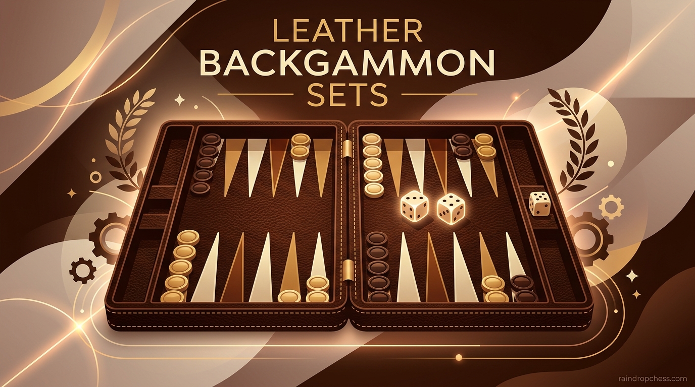 Leather Backgammon Sets