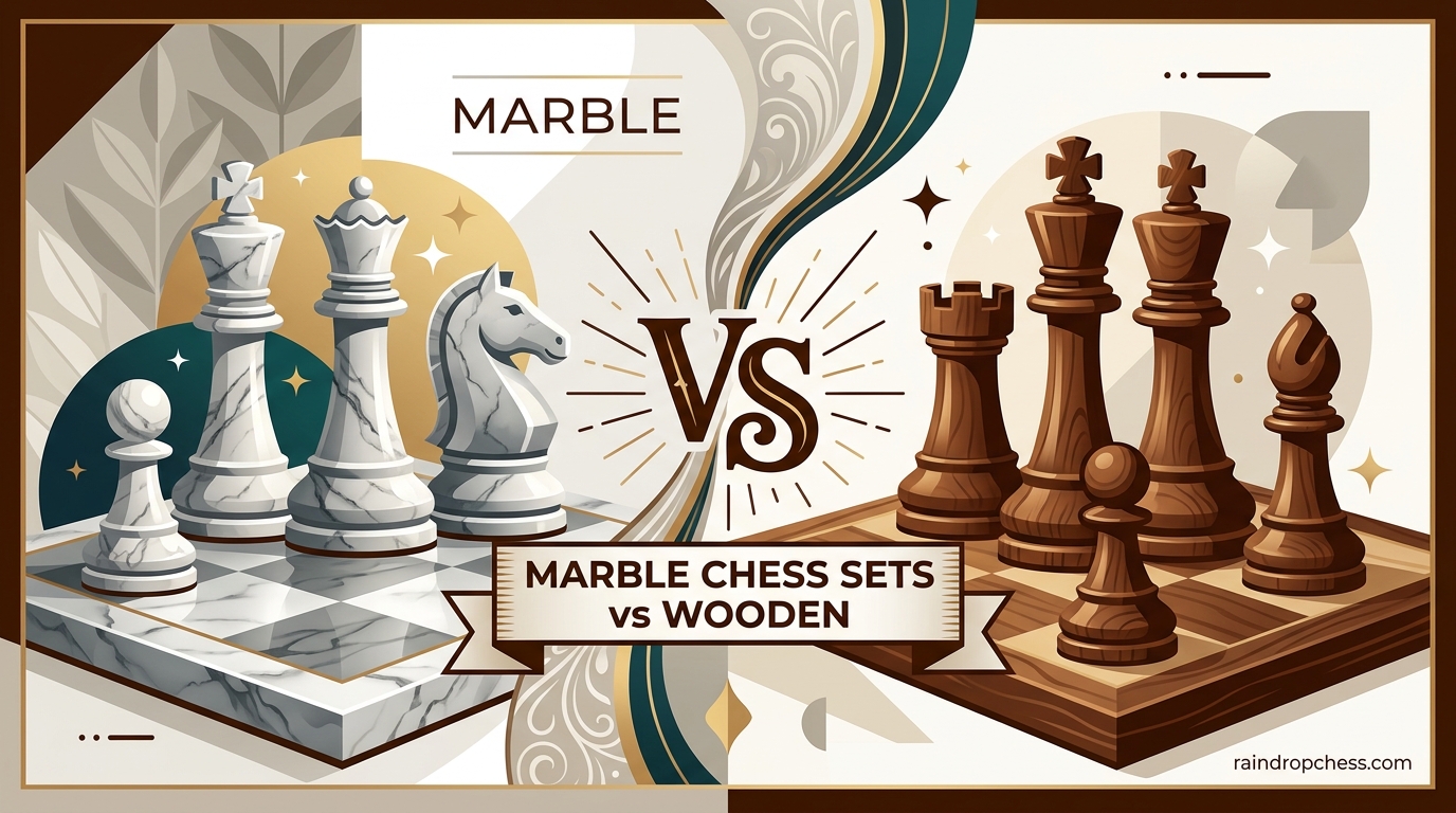 Marble Chess Sets vs Wooden