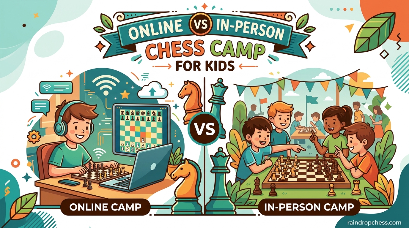 Online vs In-Person Chess Camp for Kids