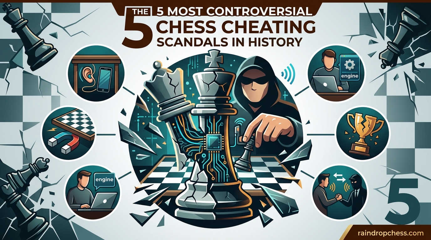 The 5 Most Controversial Chess Cheating Scandals in History