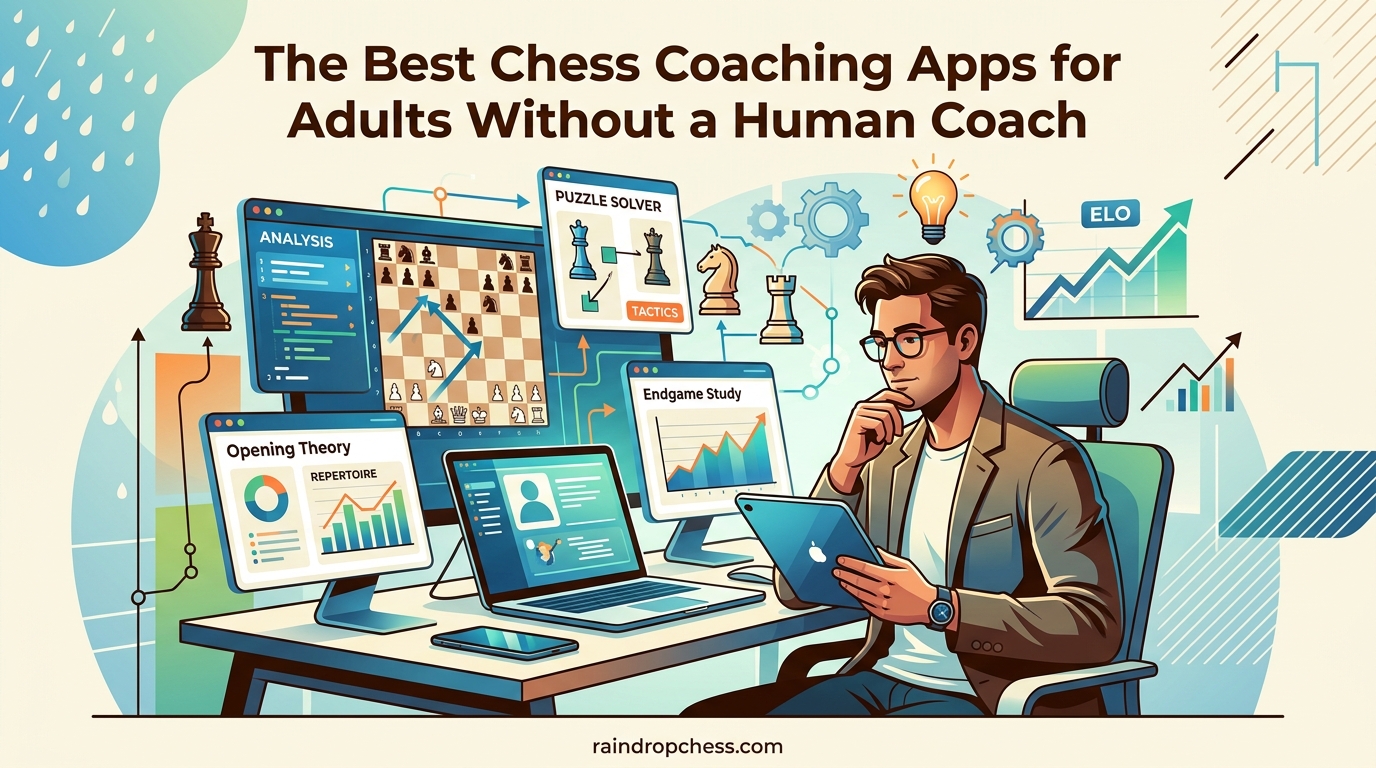 The Best Chess Coaching Apps for Adults Without a Human Coach