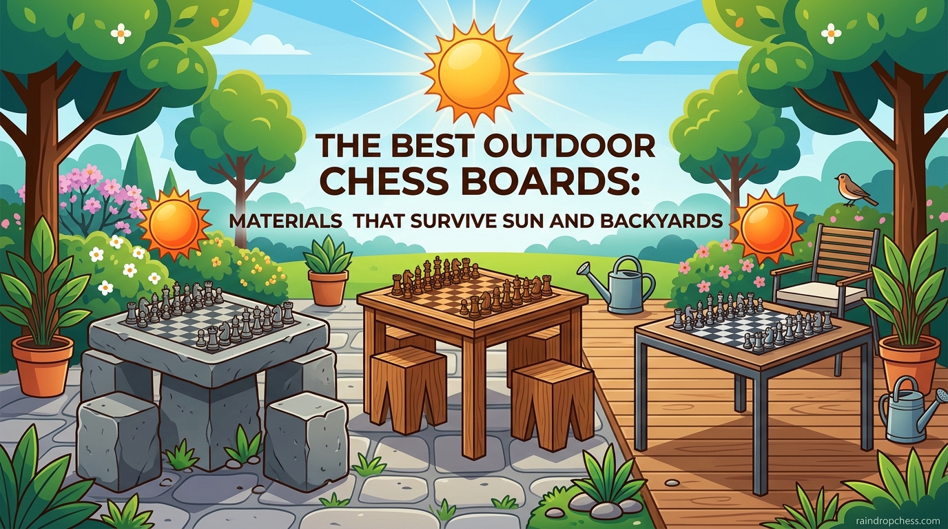 The Best Outdoor Chess Boards Materials That Survive Sun and Backyards