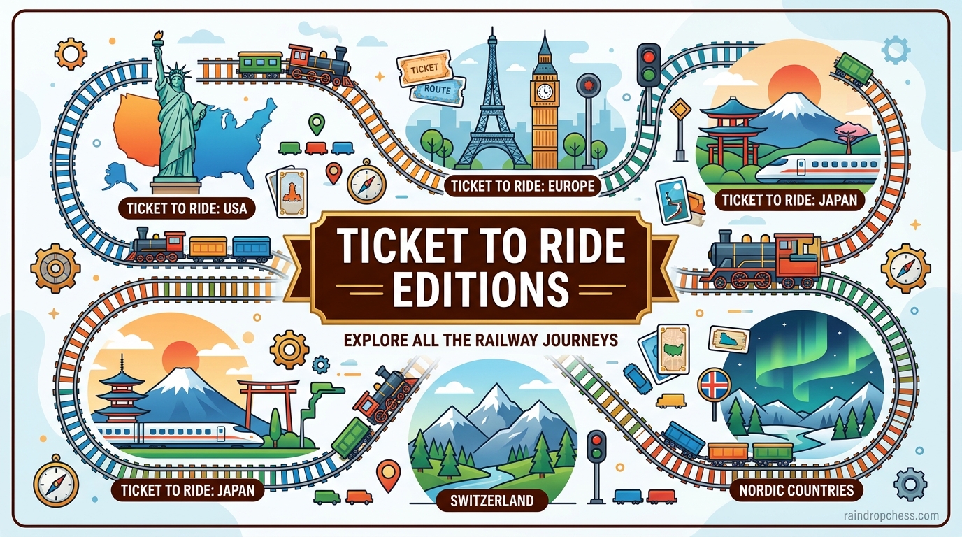 Ticket to Ride Editions