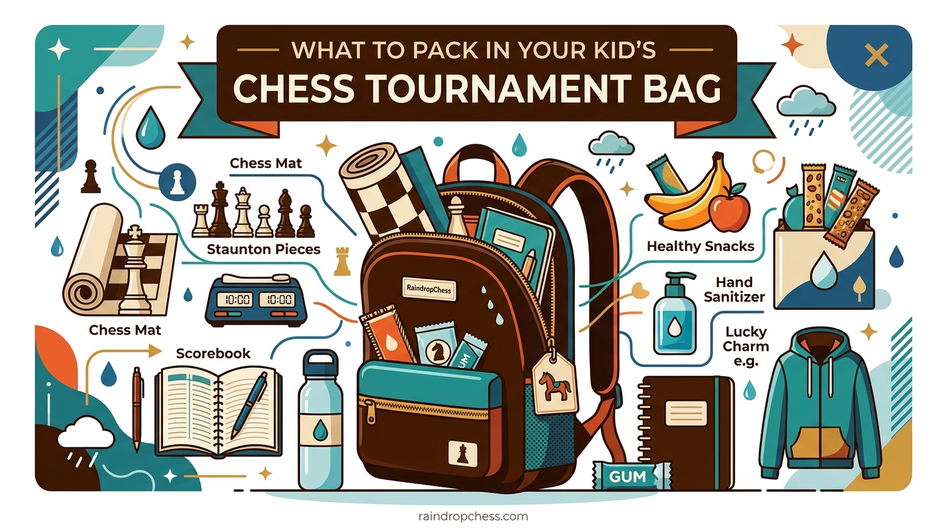 What to Pack in Your Kid's Chess Tournament Bag