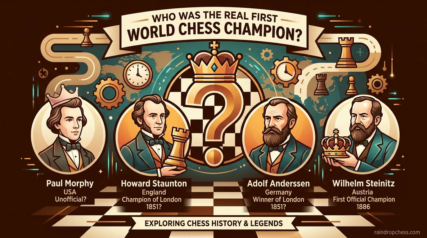 Who Was the Real First World Chess Champion