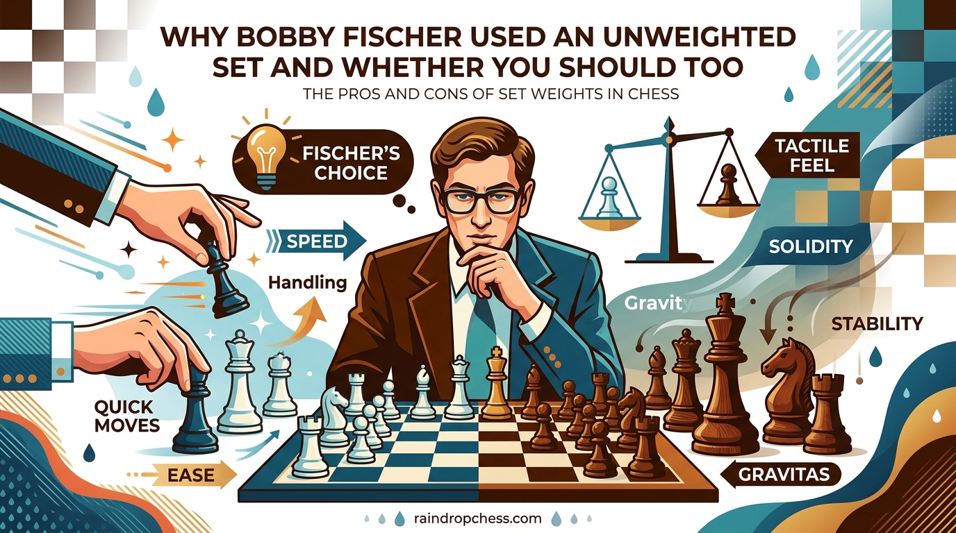 Why Bobby Fischer Used an Unweighted Set and Whether You Should Too
