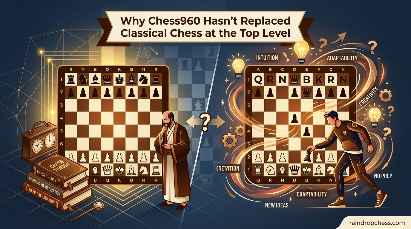 Why Chess960 Hasn't Replaced Classical Chess at the Top Level
