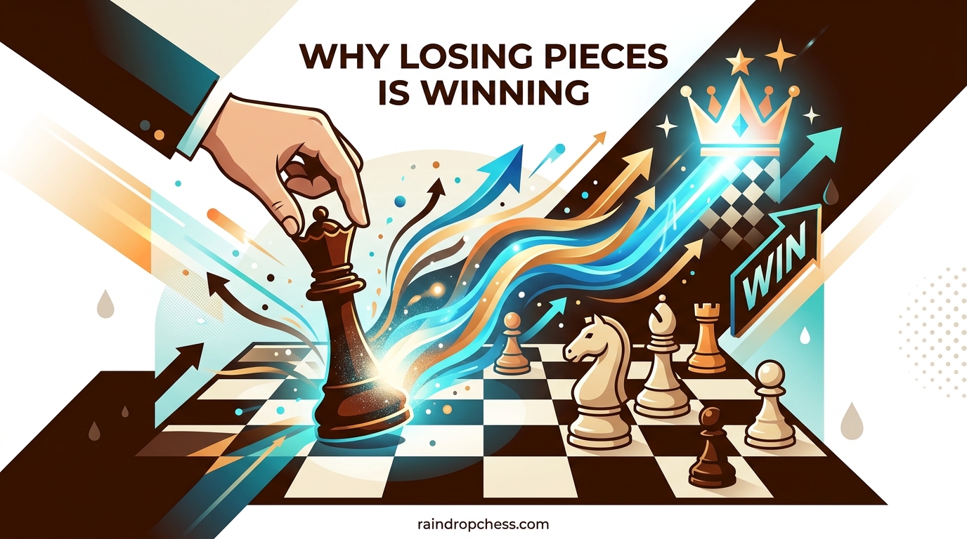 Why Losing Pieces Is Winning