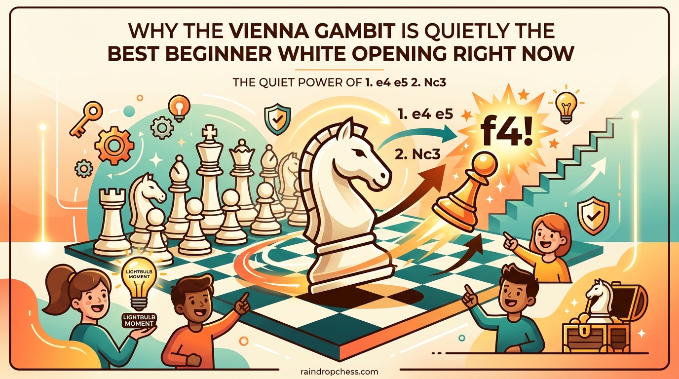 Why the Vienna Gambit Is Quietly the Best Beginner White Opening Right Now
