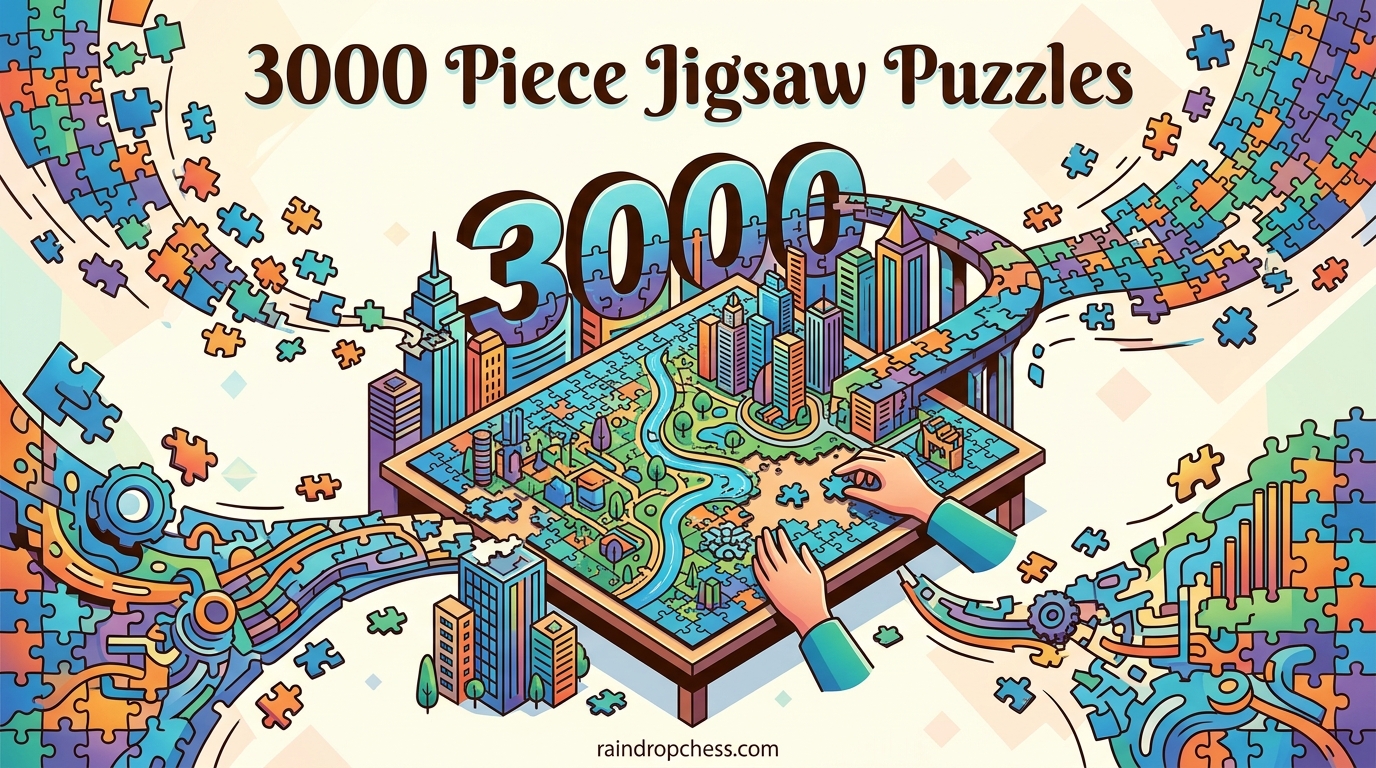 3000 Piece Jigsaw Puzzles