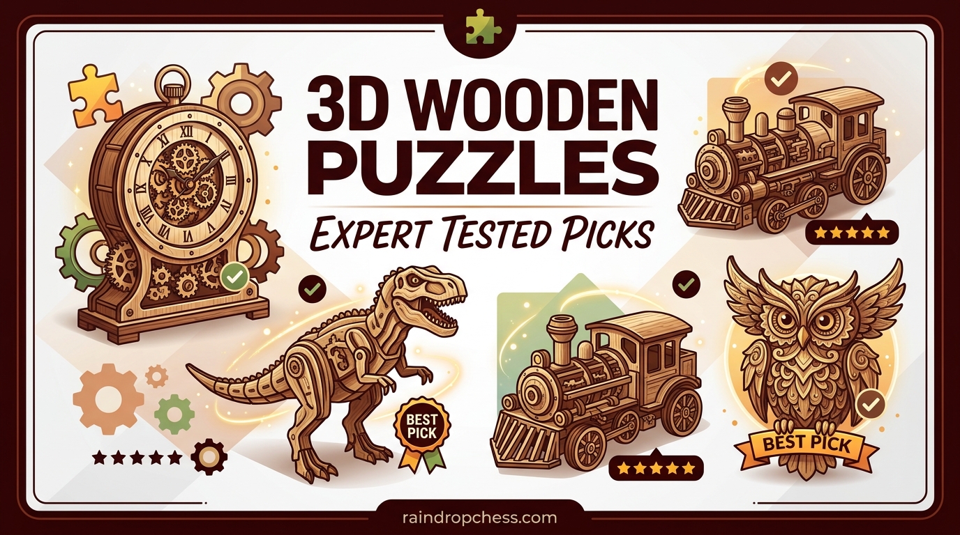 3D Wooden Puzzles - Expert Tested Picks