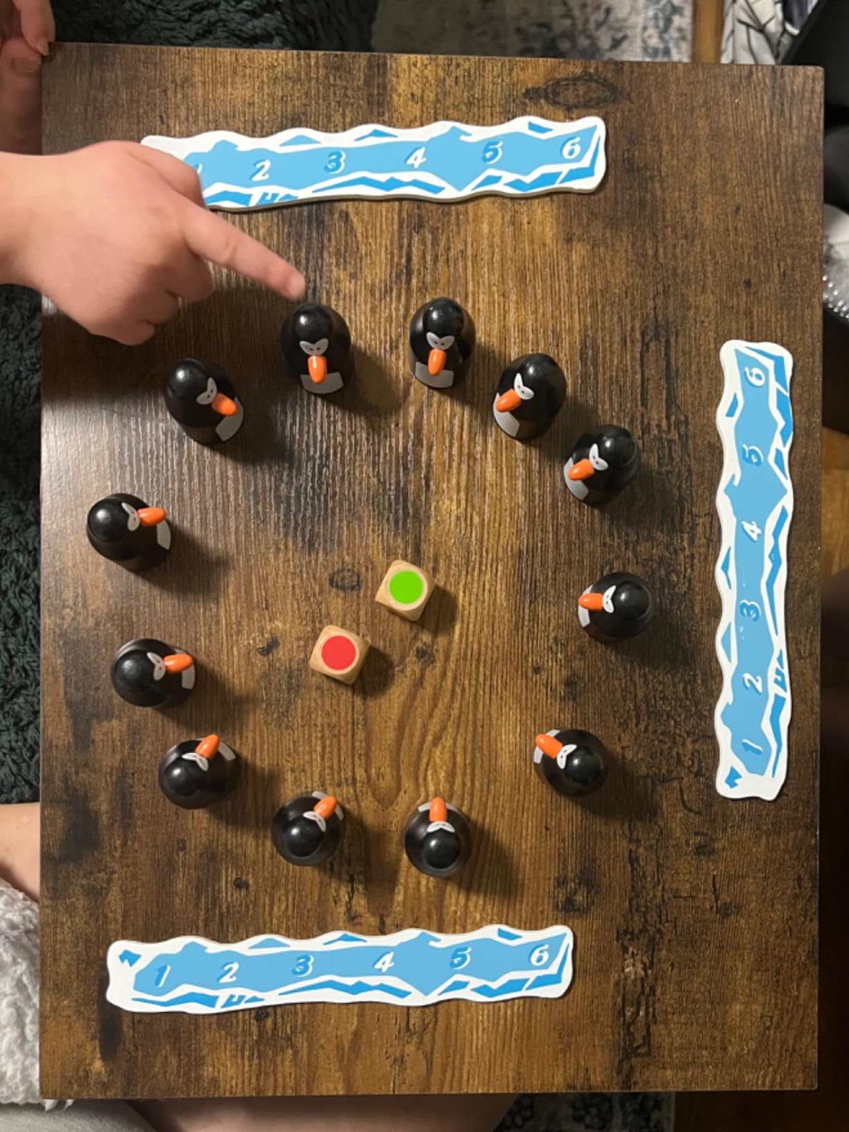 Blue Orange Pengoloo - Wood Tabletop Strategy and Memory Game for Kids Family Preschool, Ages 4+, Award Winning customer photo 2