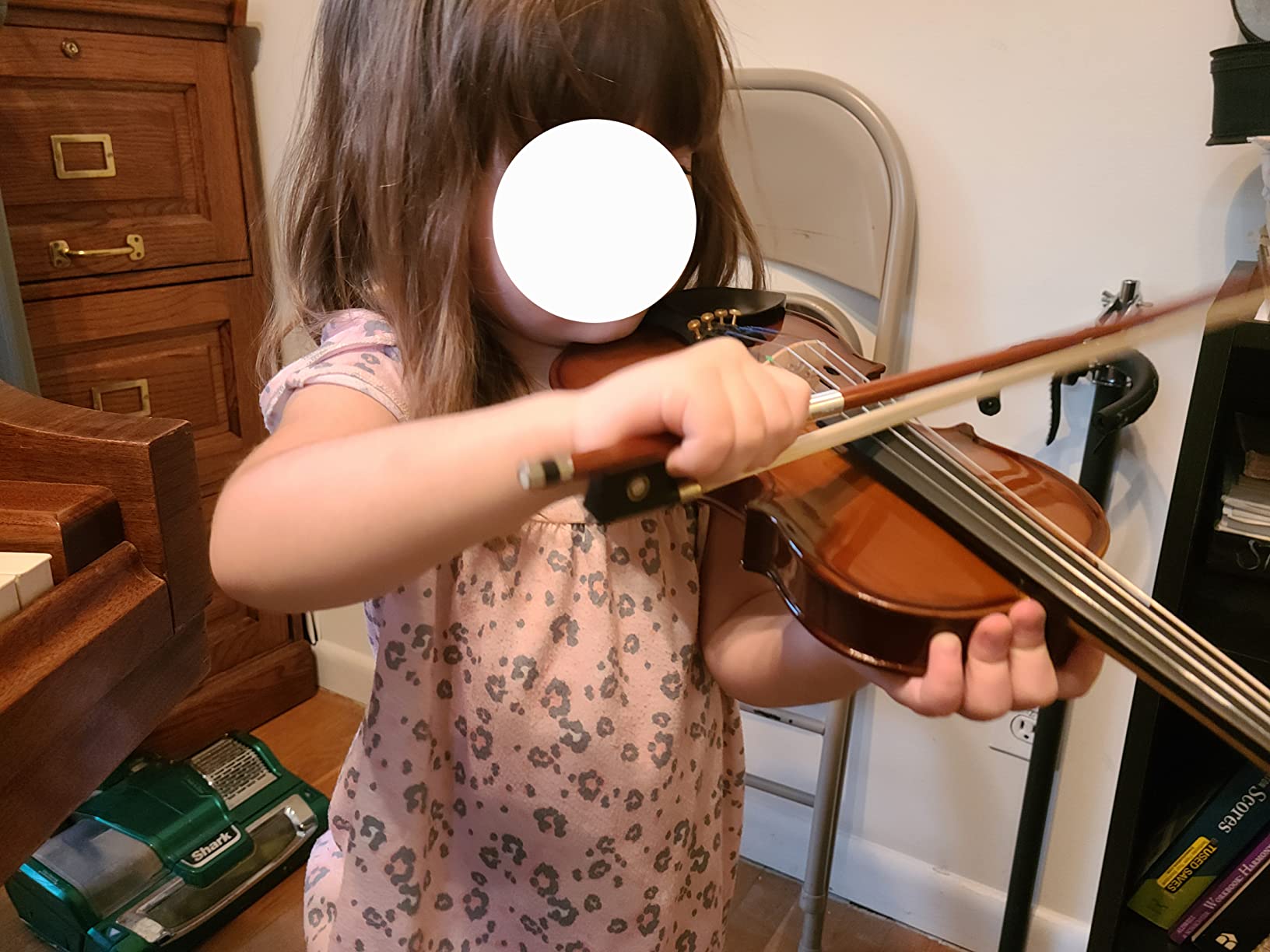 Cremona SV-75 Premier Novice Violin Outfit - 3/4 Size - Hand-Carved Spruce & Maple, Prelude Strings, Fine Tuners, Kaufman-Style Chinrest, Right-Handed customer photo 1