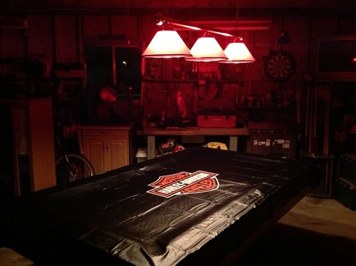 Harley-Davidson 8ft Black Vinyl Pool Table Cover HDL-11160 customer photo 1