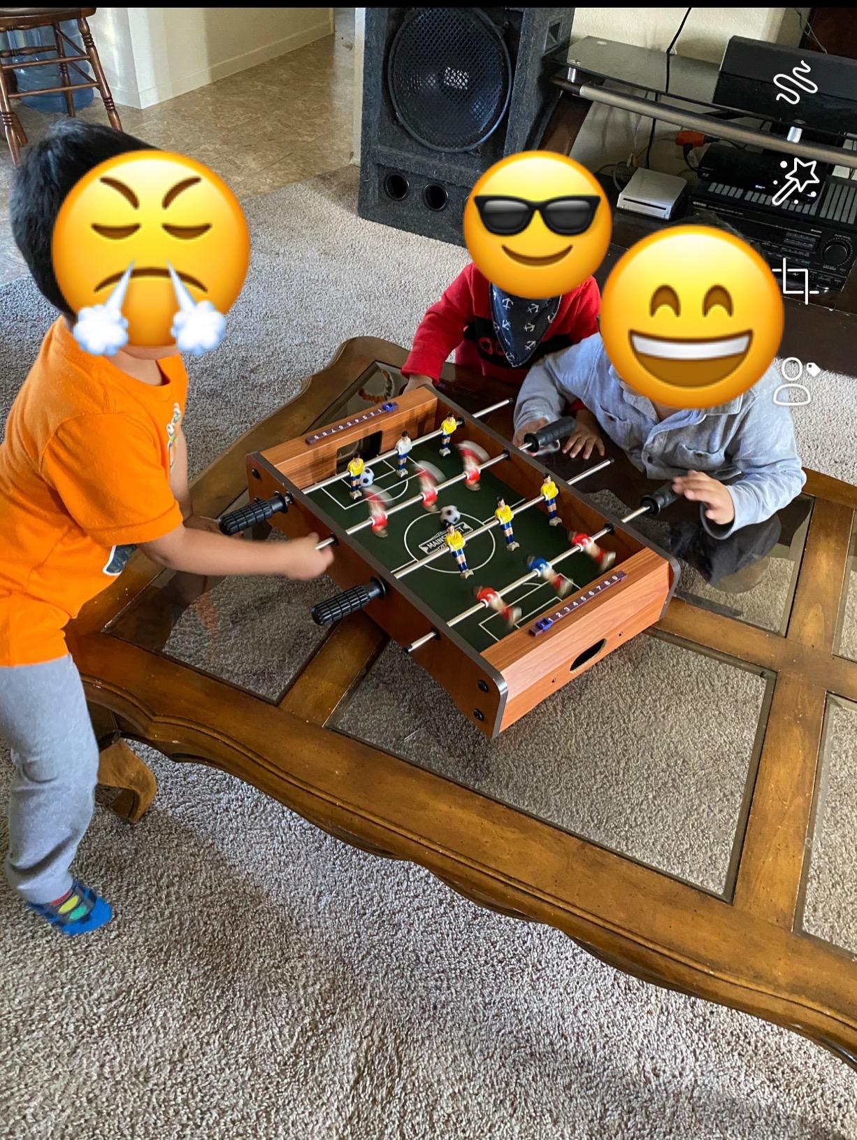 Mainstreet Classics 20-Inch Table Top Foosball/Soccer Game, Brown customer photo 2