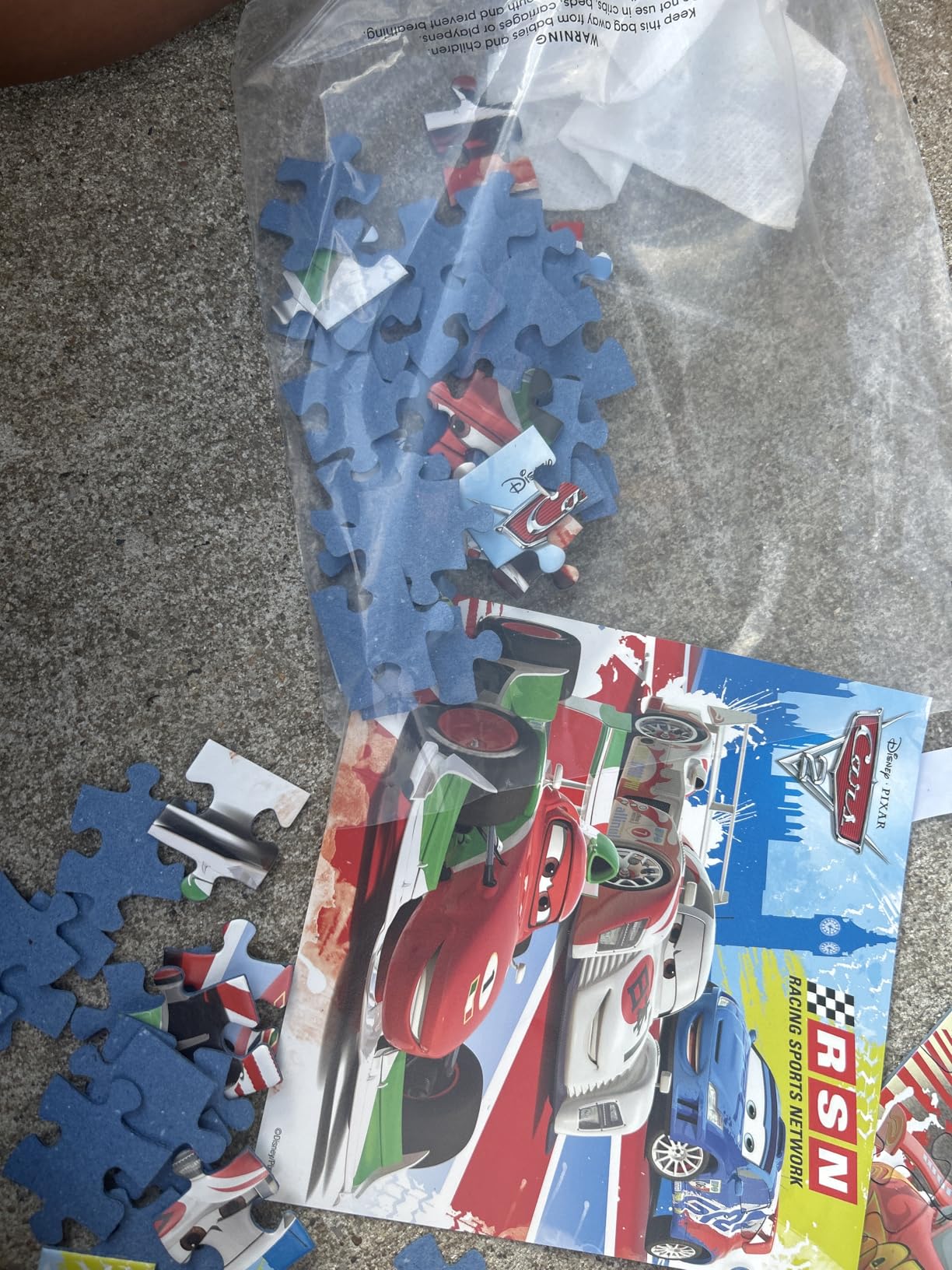 Ravensburger - Disney Cars: Worldwide Racing Fun - 49 Piece Jigsaw Puzzle 3 Pack Set - Children Age 5+ customer photo 2