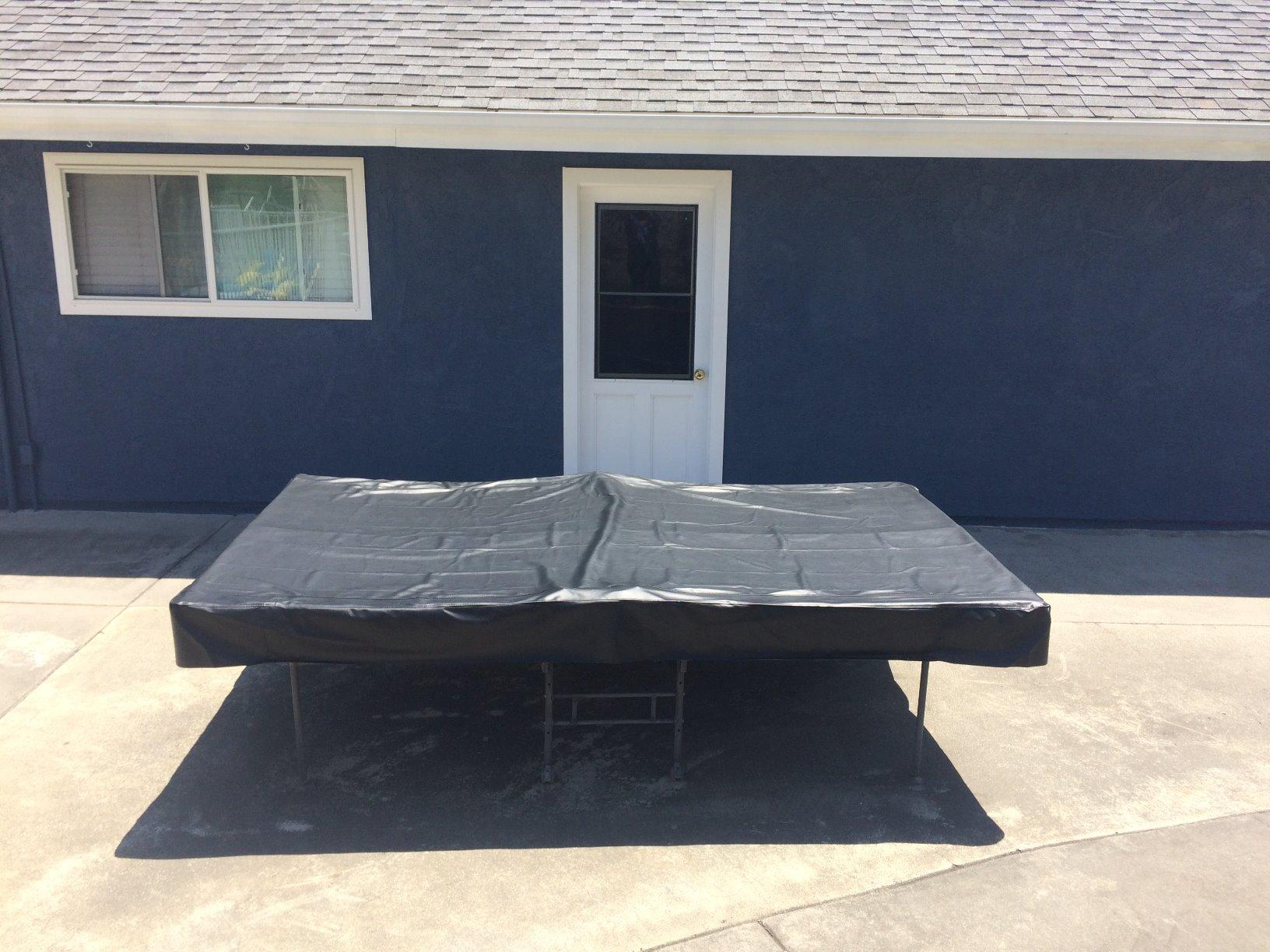 Imperial Midnight Matte Black Naugahyde Billiard Pool Table Cover customer photo 1