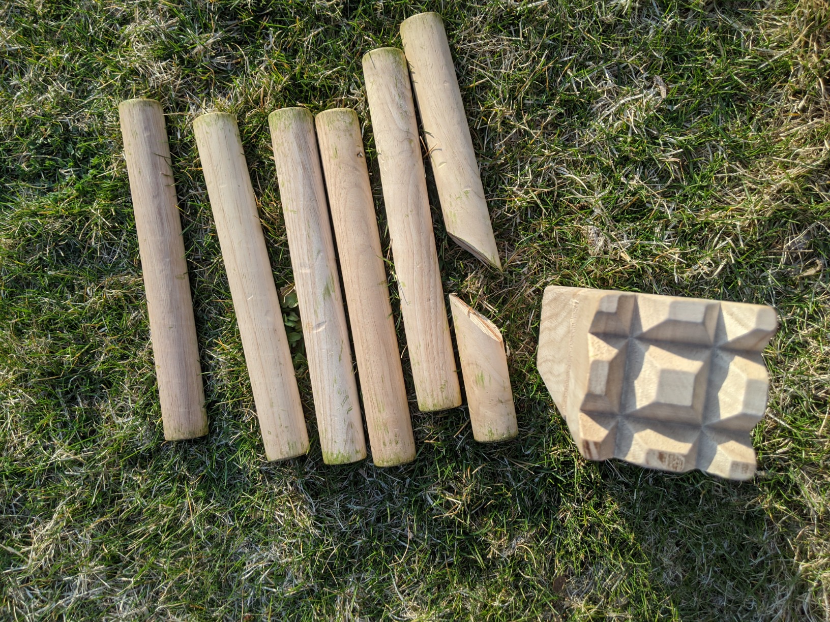 Yard Games Kubb Premium Size Outdoor Tossing Game with Carrying Case, Instructions, and Boundary Marker customer photo 1