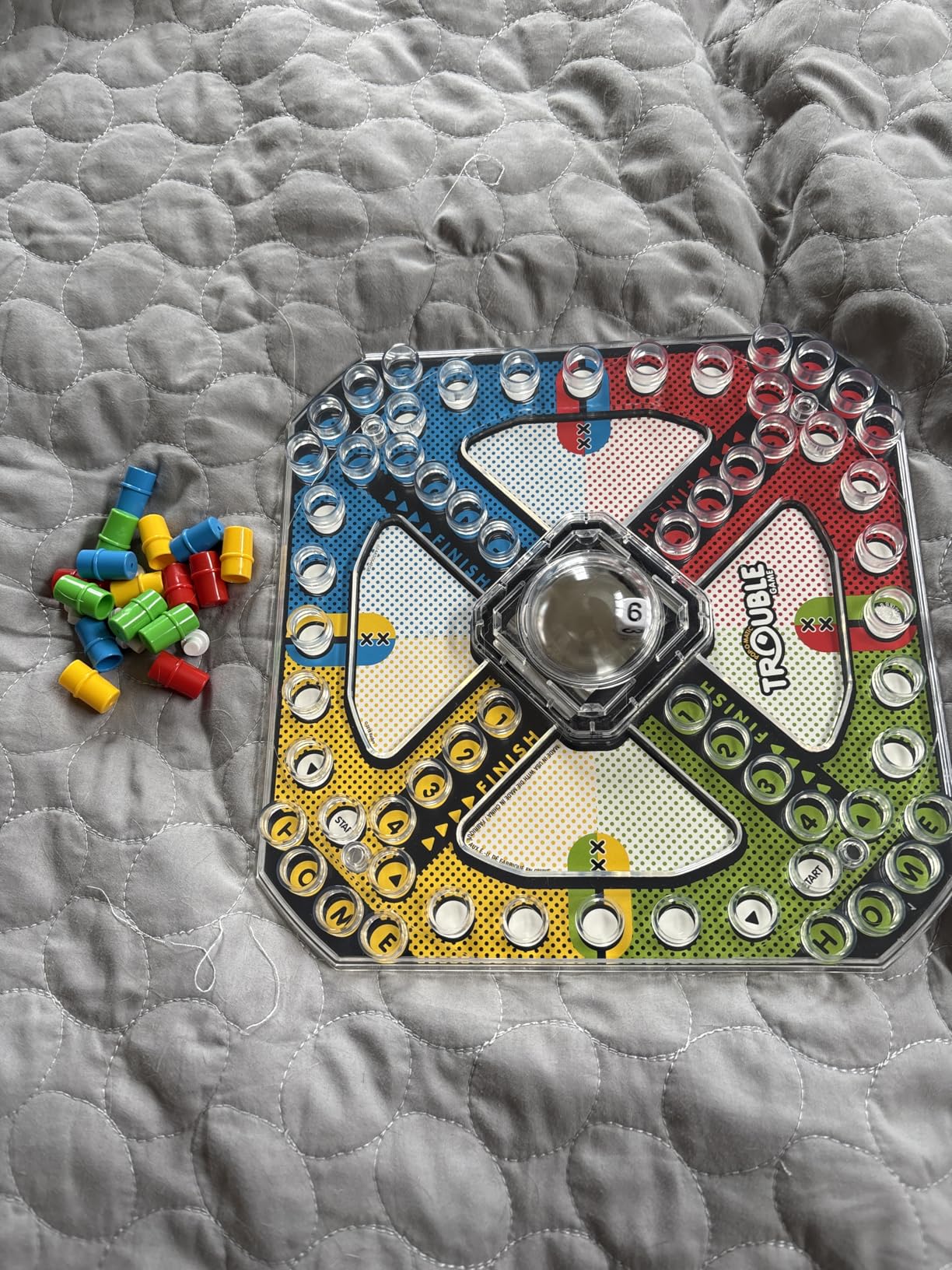 Hasbro Gaming Trouble Board Game for Kids Ages 5 and Up 2-4 Players customer photo 2