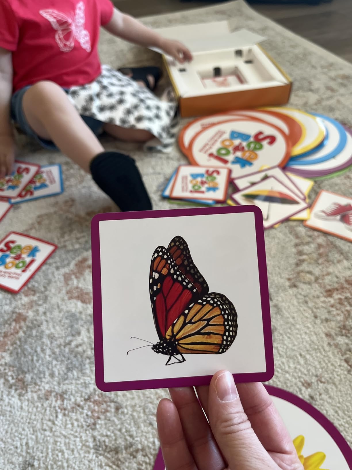 MindWare Seek-a-Boo Seek and Find Memory Game and Toddler Flash Cards Matching Game, Ages 18 months+ customer photo 1
