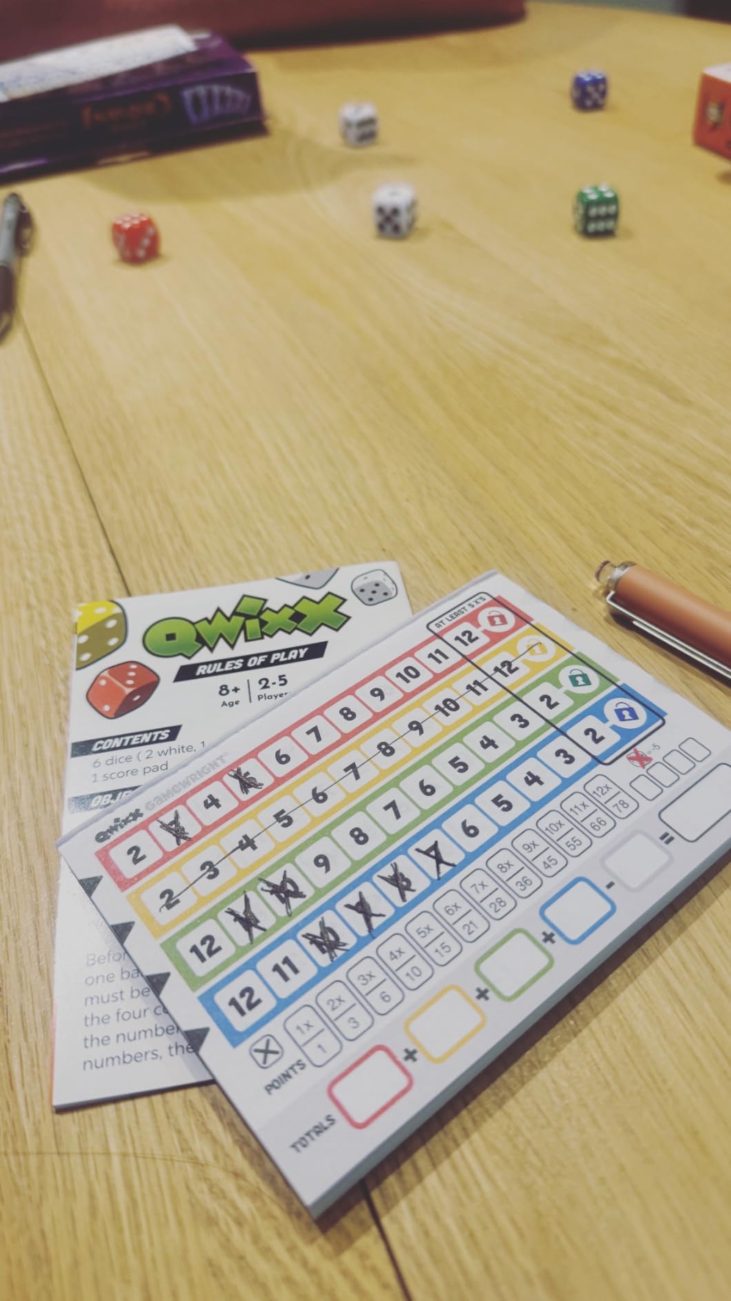 Qwixx Fast Family Dice Game – Quick 15-Minute Gameplay, Easy to Learn, Strategy & Luck, Travel-Friendly Party Game for Kids & Adults Ages 8+, 2–5 Players customer photo 2