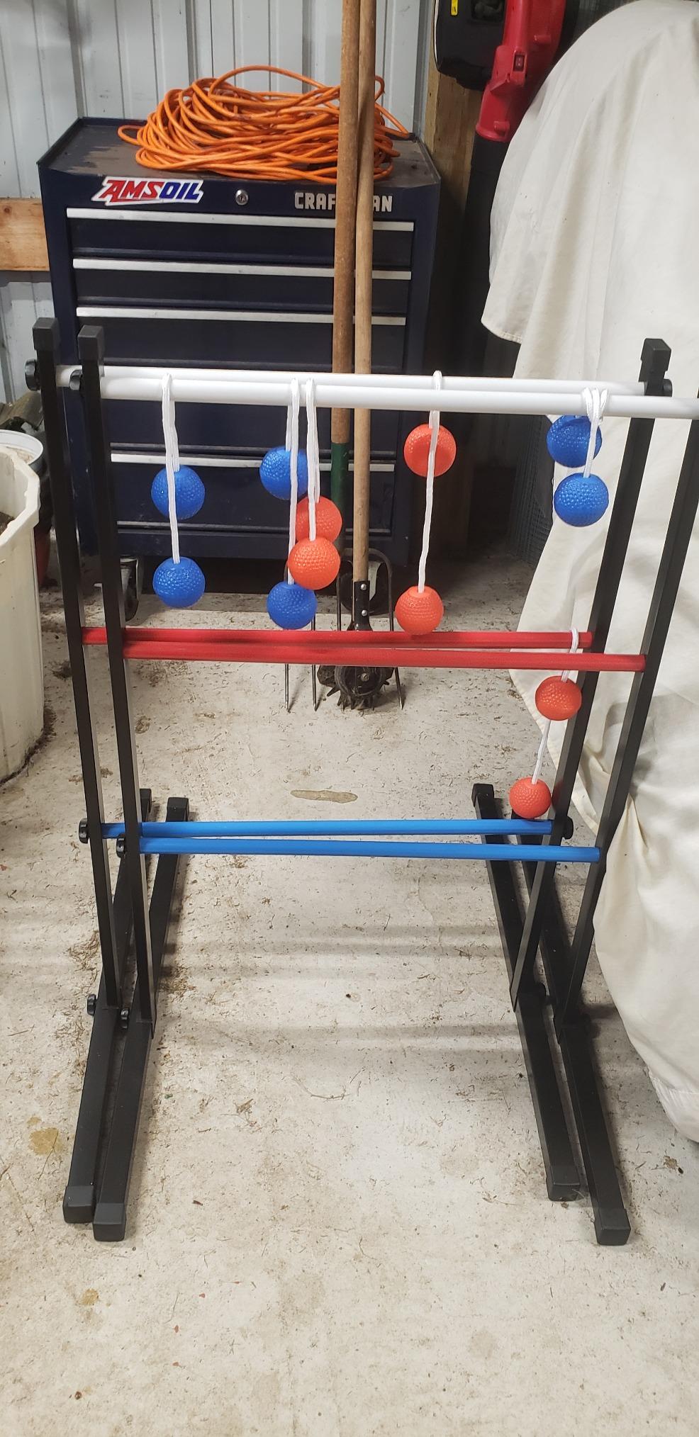 Front Porch Classics, Maranda Enterprises Ladderball Pro Steel, Black, Blue, Red, White customer photo 2
