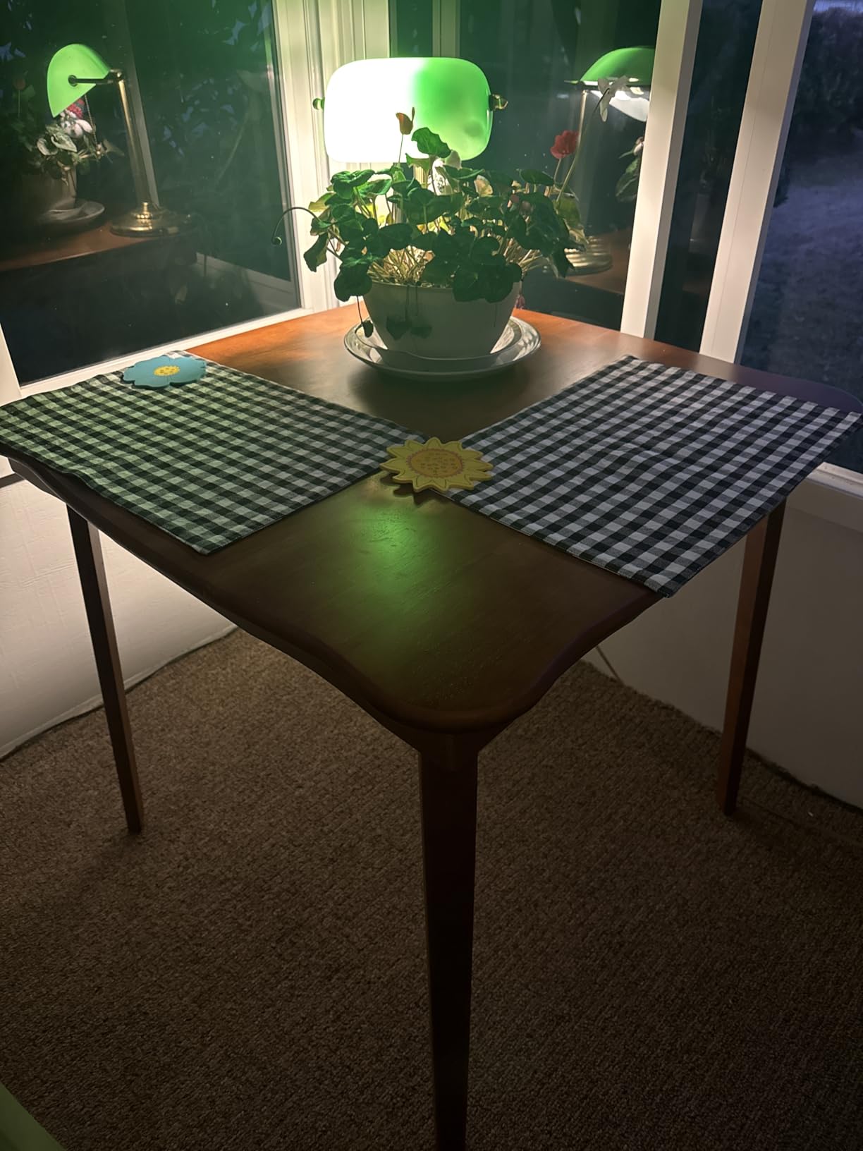 MECO Stakmore Stylish Durable Versatile Square Solid Wood Scalloped Edge Compact Folding Traditional Card Table, Cherry customer photo 1