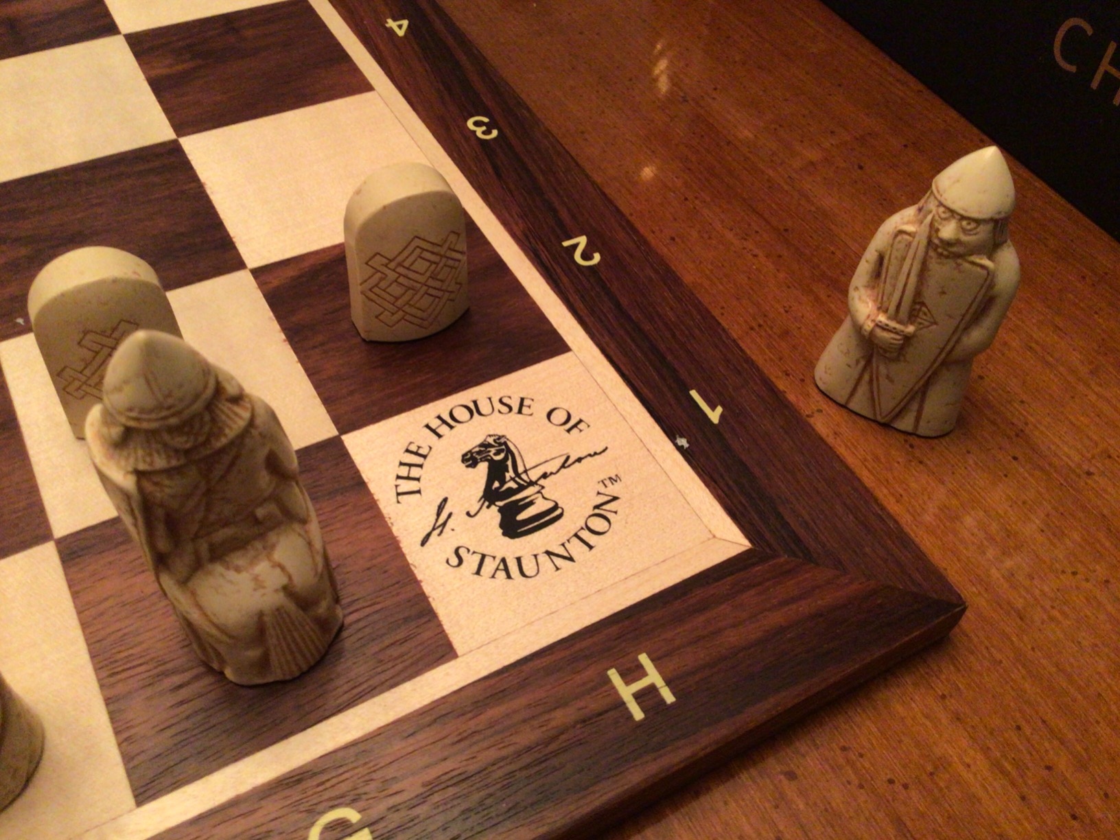 The House of Staunton Indian Rosewood & Maple Wooden Chess Board - 2.25
