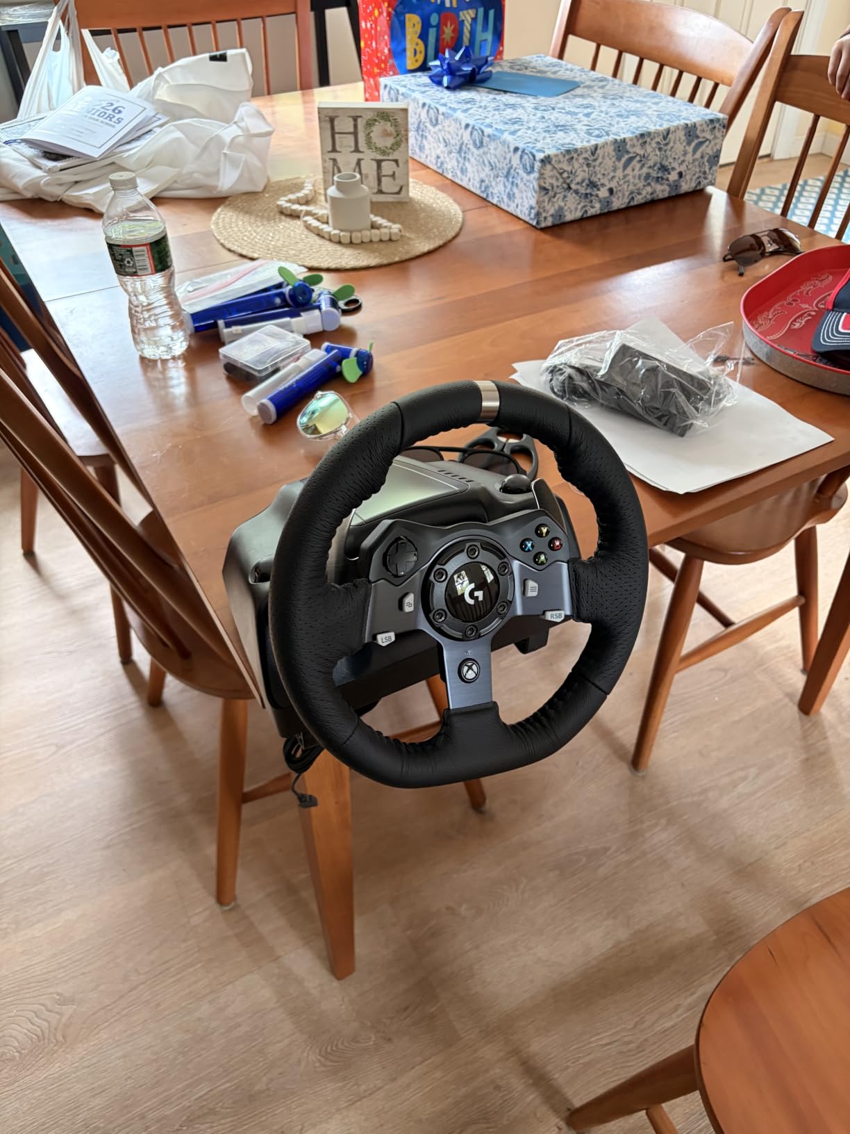 Logitech G29 Racing Wheel and Pedals for PS5/PS4/PC customer photo 1