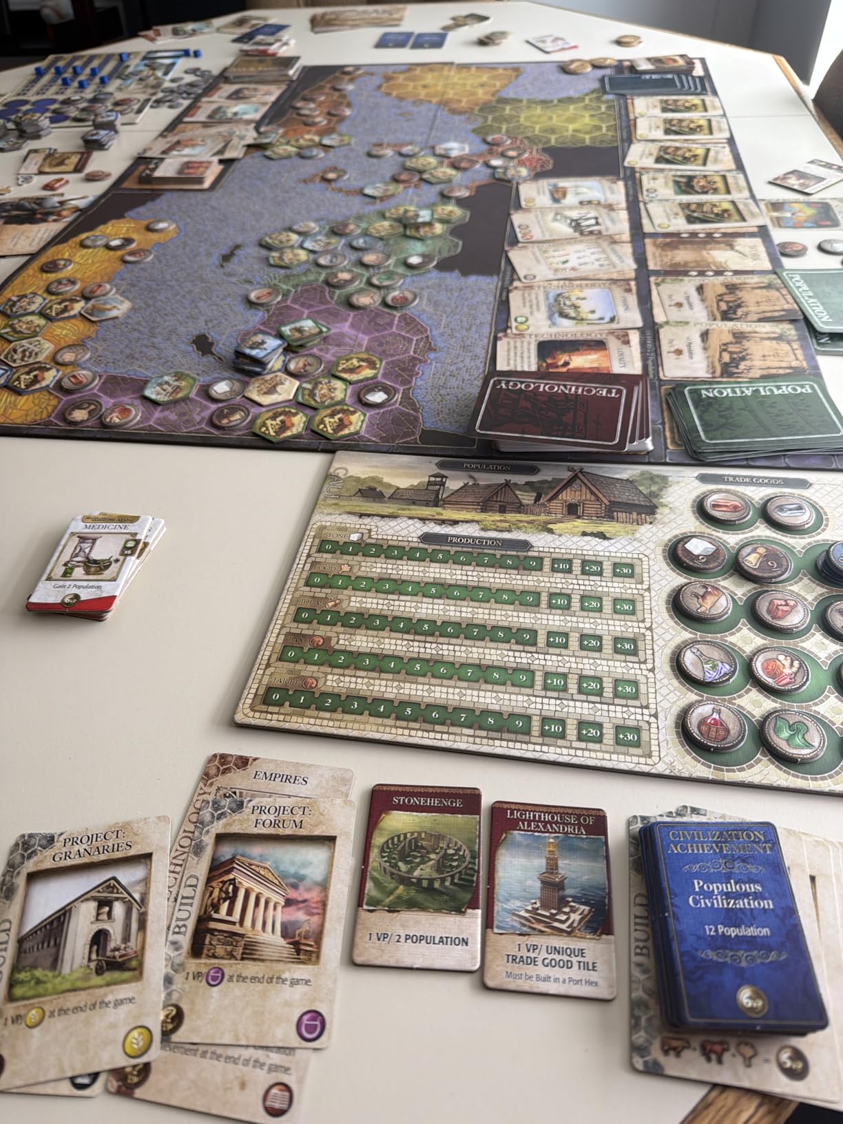Mosaic: A Story of Civilization - Strategy Board Game for Adults and Family | Fast, Fun, Action-Selection and Area Control Game | 1-6 Players | Ages 14 and Up | 120 Minutes | by Forbidden Games customer photo 1
