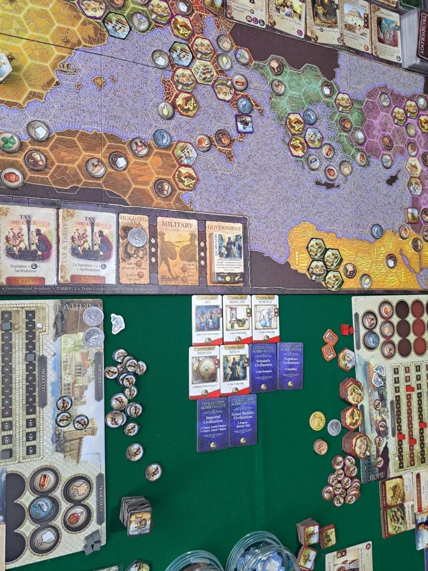 Mosaic: A Story of Civilization - Strategy Board Game for Adults and Family | Fast, Fun, Action-Selection and Area Control Game | 1-6 Players | Ages 14 and Up | 120 Minutes | by Forbidden Games customer photo 2