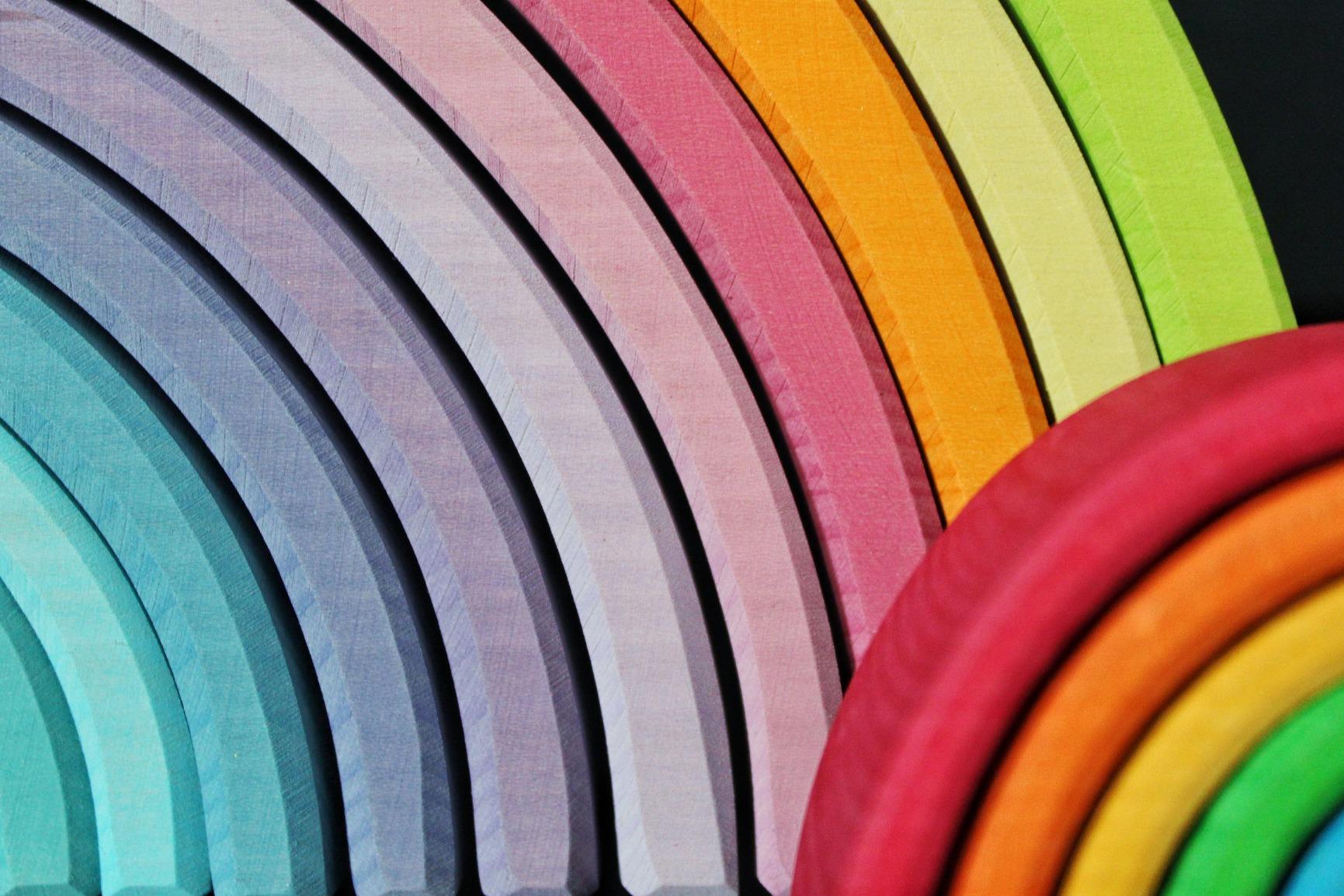 Grimm's Wooden Rainbow Pastel (Pack of 12) customer photo 1