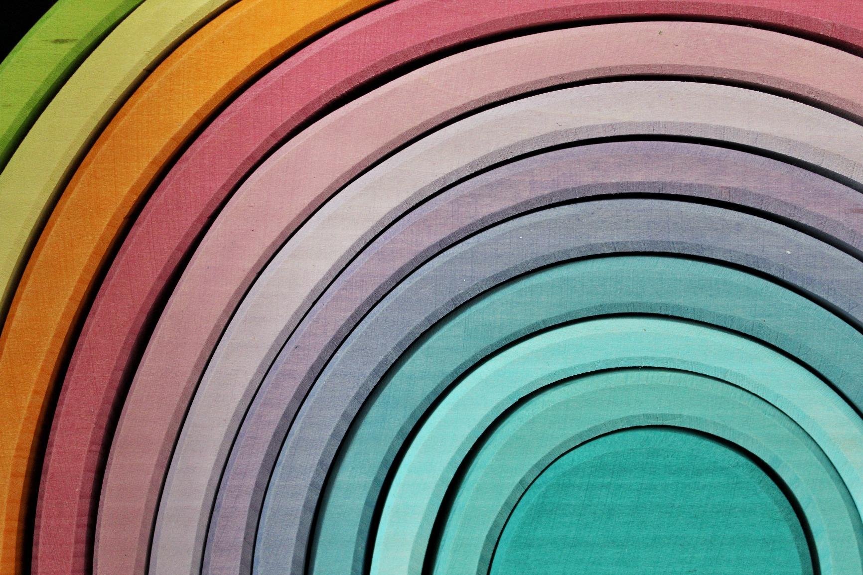 Grimm's Wooden Rainbow Pastel (Pack of 12) customer photo 2