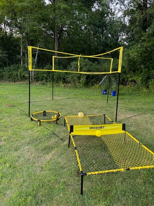 Spikeball Pro Kit (Tournament Edition) - Upgraded Stronger Playing Net, New Balls, Portable Ball Pump Gauge, Backpack customer photo 1