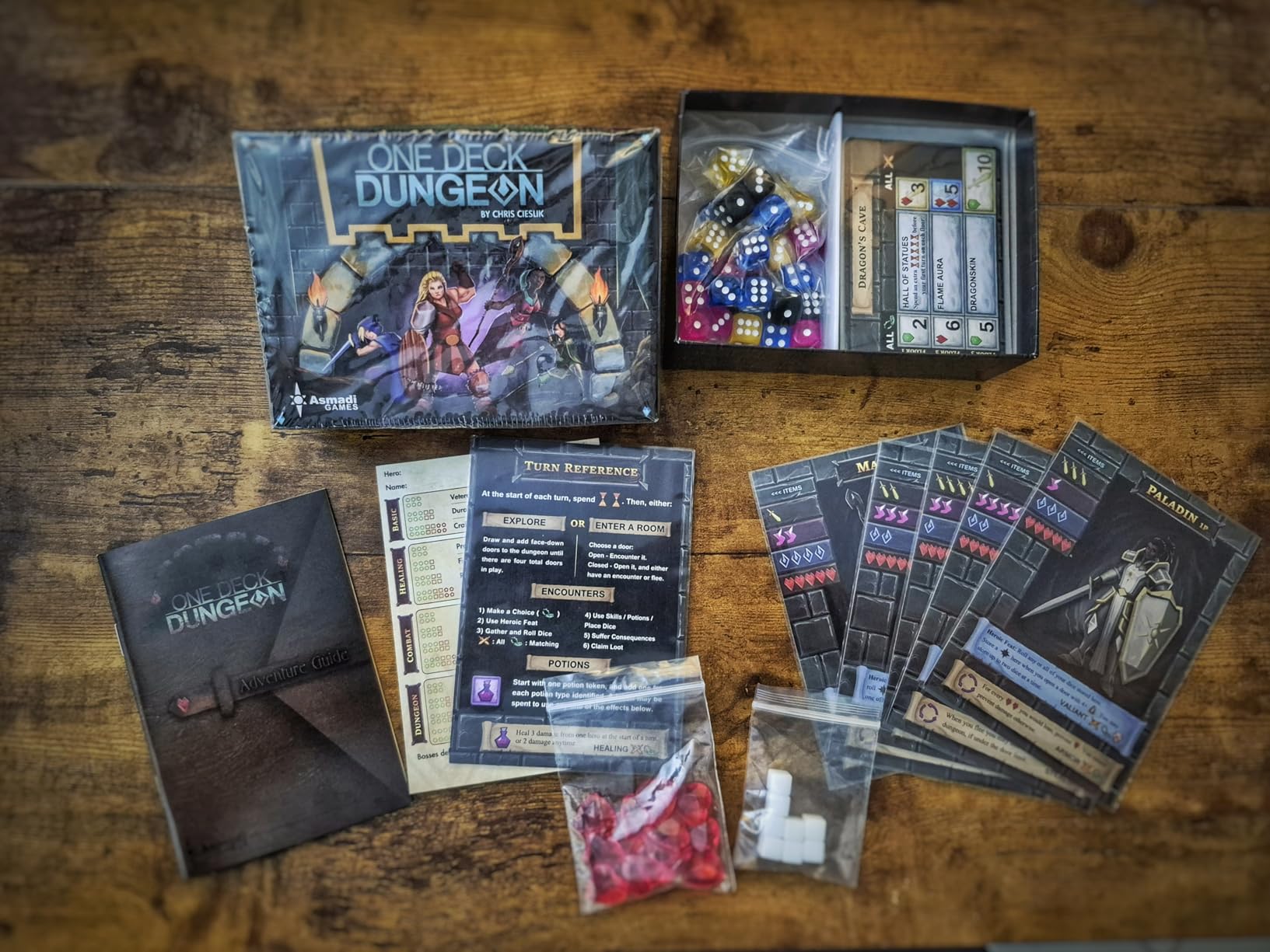 Asmadi Games One Deck Dungeon - Card-Based Dungeon Crawler for 1-2 Players, Compact Tabletop Adventure customer photo 2