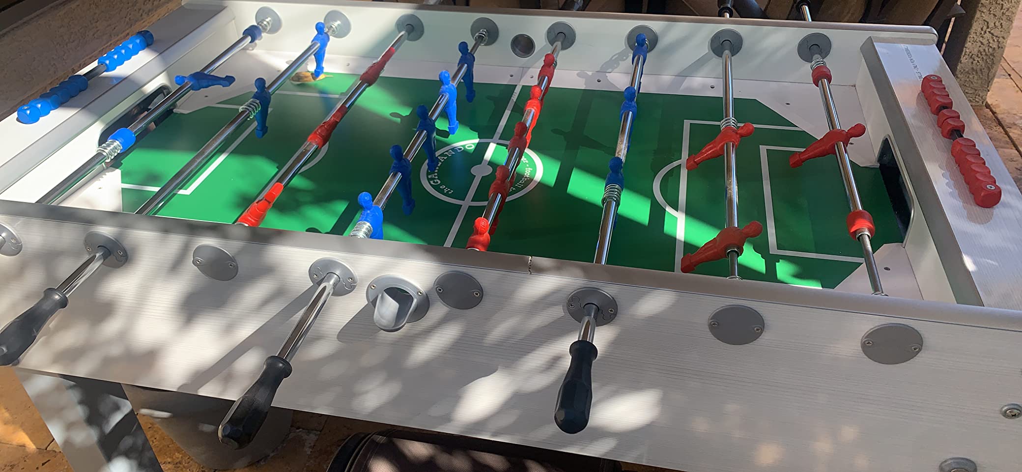 Garlando Weatherproof, Indoor & Outdoor - Premium Soccer Table for Game Room, Bars, and Patios customer photo 2