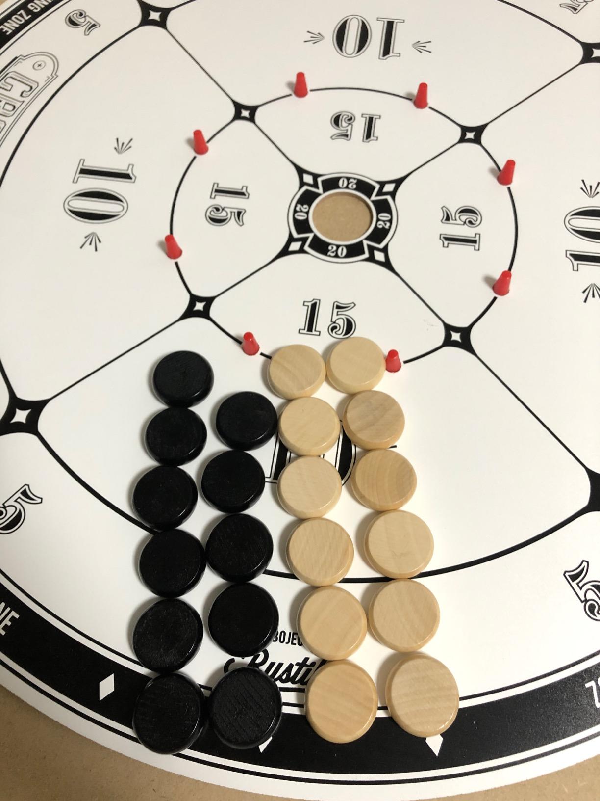 Rustik BJR000135 Crokinole De Luxe 2 Games in 1, Multicolor customer photo 2