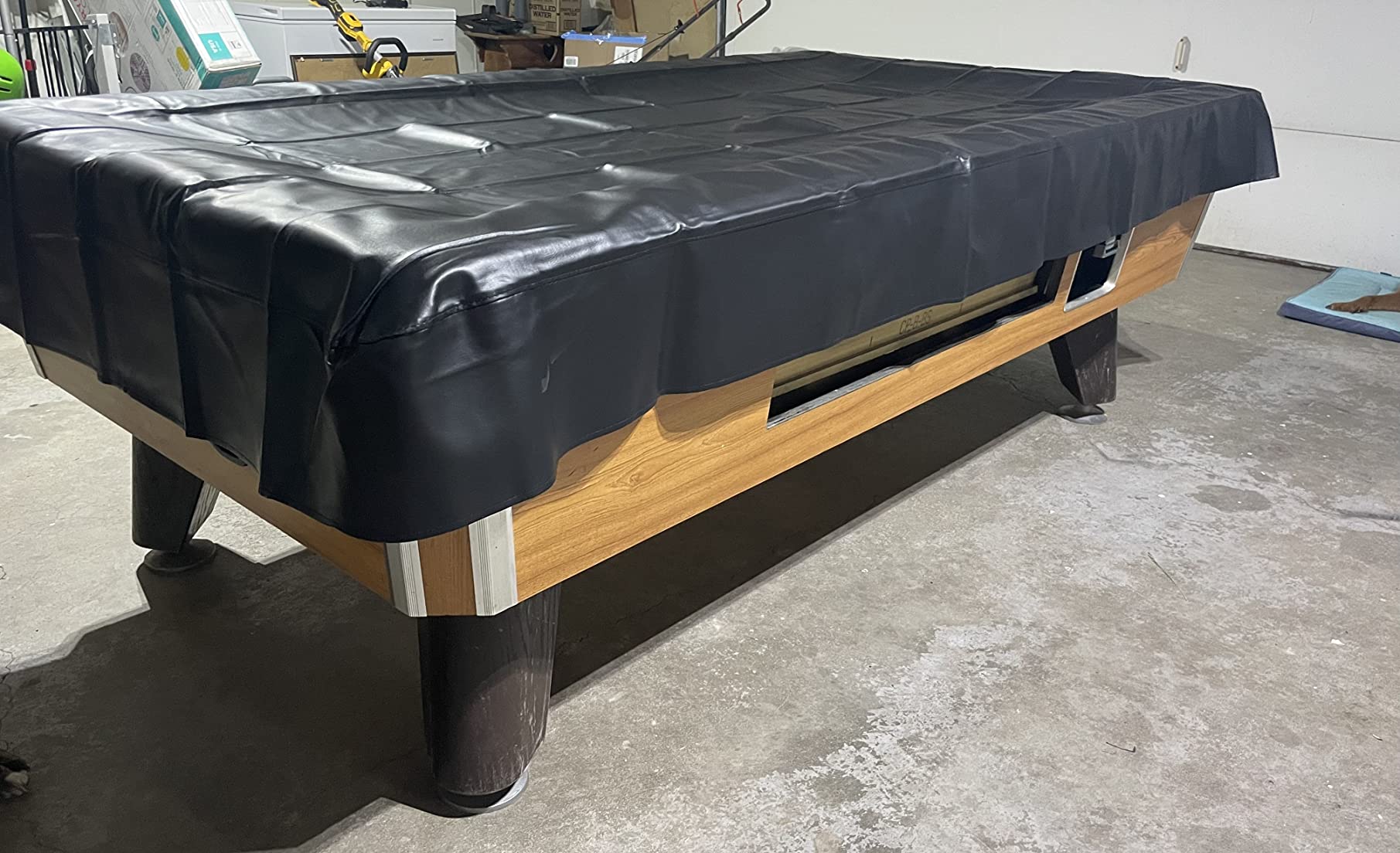 GSE Games & Sports Expert Billiard Table Covers, 7'/8'/9' Waterproof & Tearproof Heavy Duty Leatherette Pool Table Cover customer photo 2