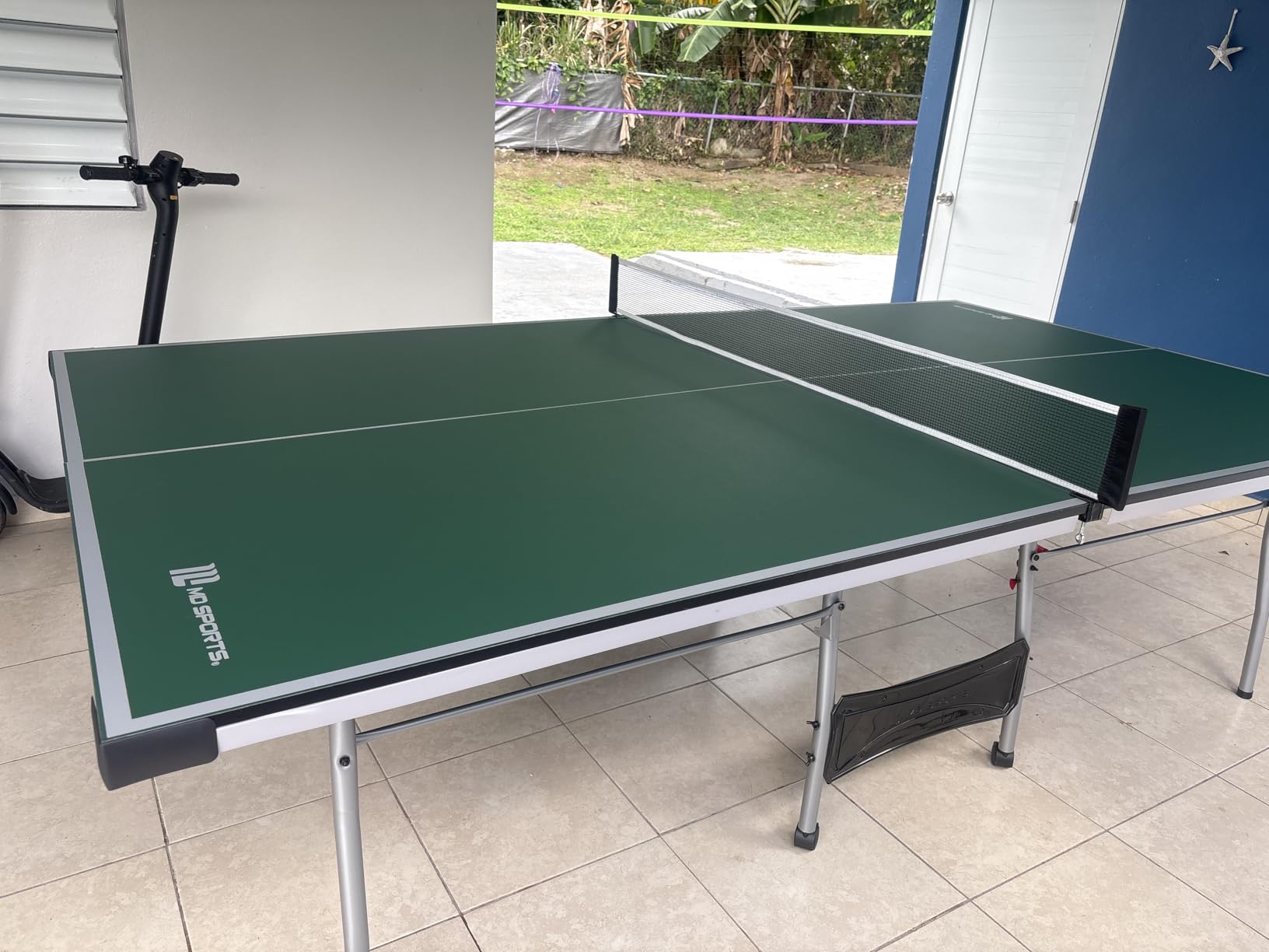 MD Sports Table Tennis Tables Multiple Styles Ping Pong Tables, Foldable for Easy Storage with Nets Included, Perfect for Family Game Rooms customer photo 1