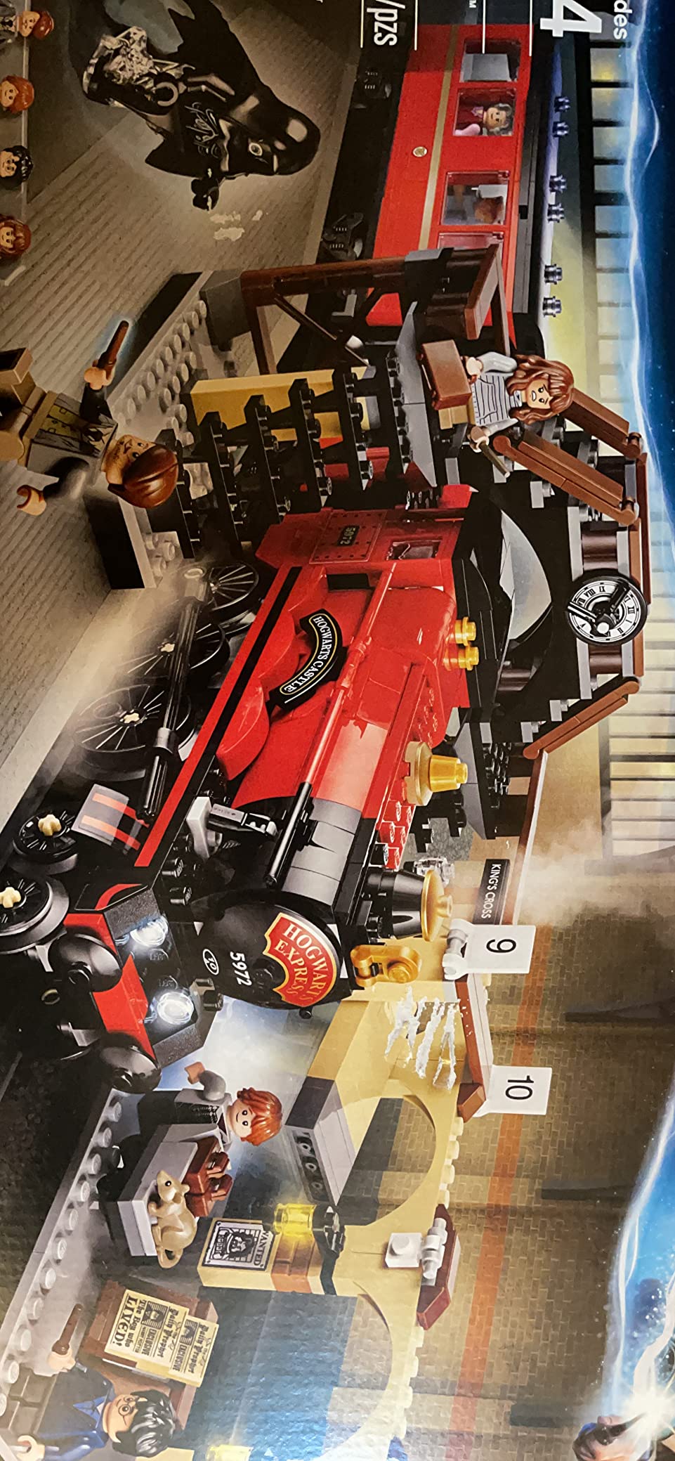 LEGO Harry Potter Hogwarts Express 75955 Toy Train Building Set includes Model Train and Harry Potter Minifigures Hermione Granger and Ron Weasley (801 Pieces) customer photo 1