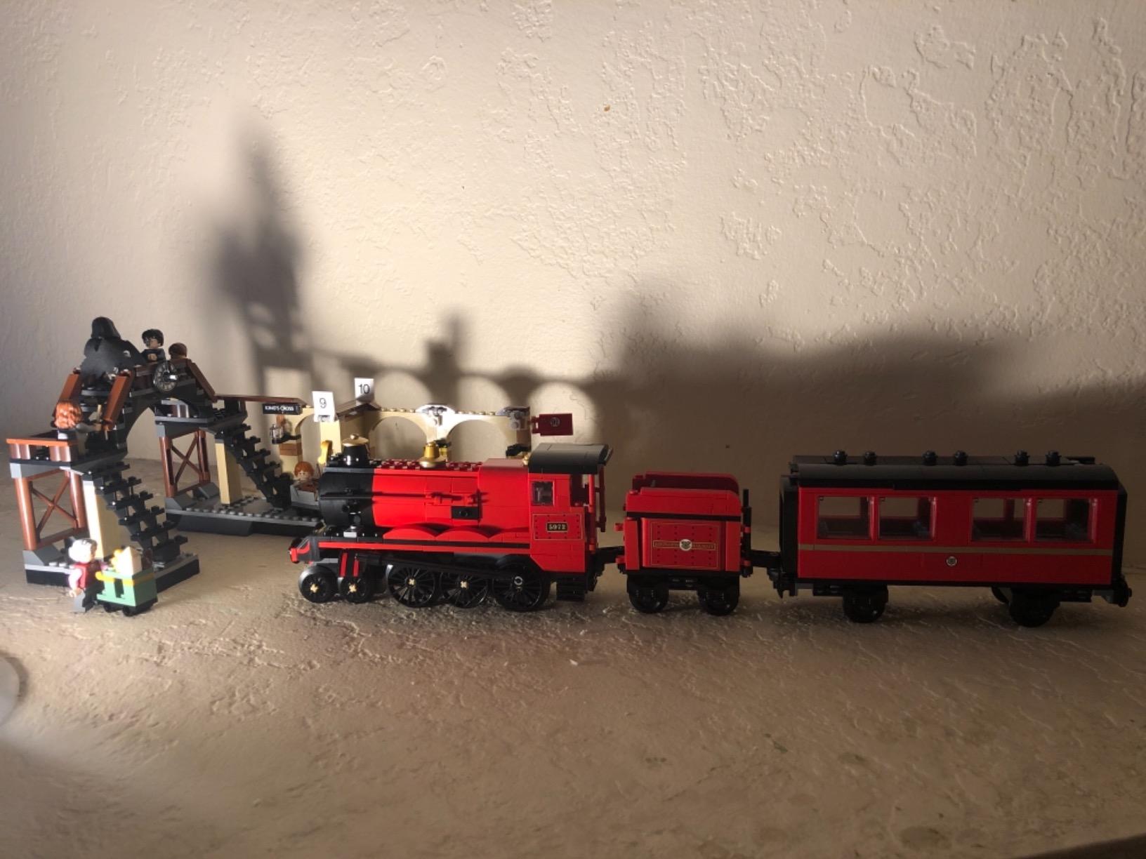 LEGO Harry Potter Hogwarts Express 75955 Toy Train Building Set includes Model Train and Harry Potter Minifigures Hermione Granger and Ron Weasley (801 Pieces) customer photo 2