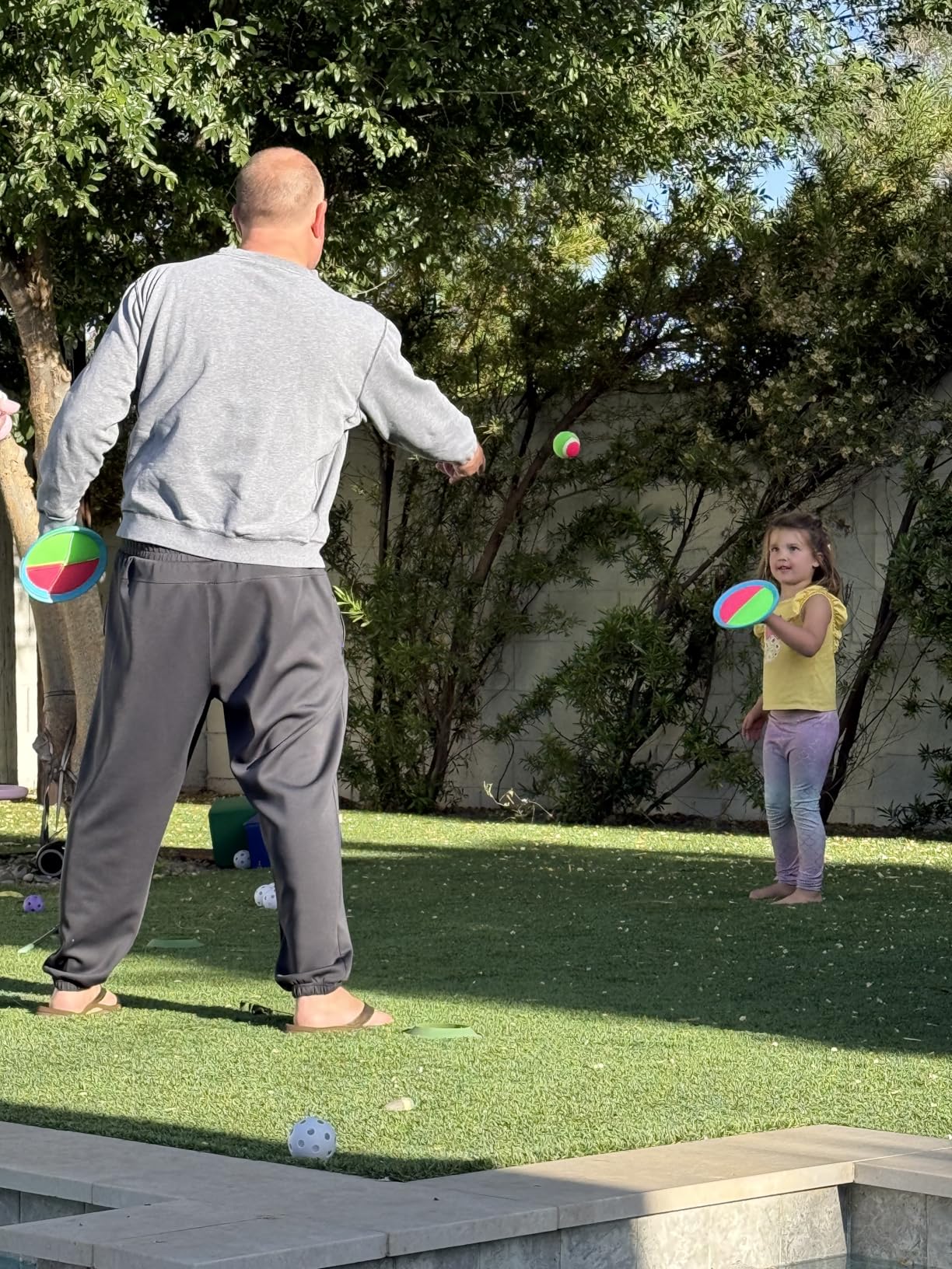 Ayeboovi Toss and Catch Ball Game Outdoor Toys for Kids Yard Games Beach Toys Outside Games (Upgraded) customer photo 1