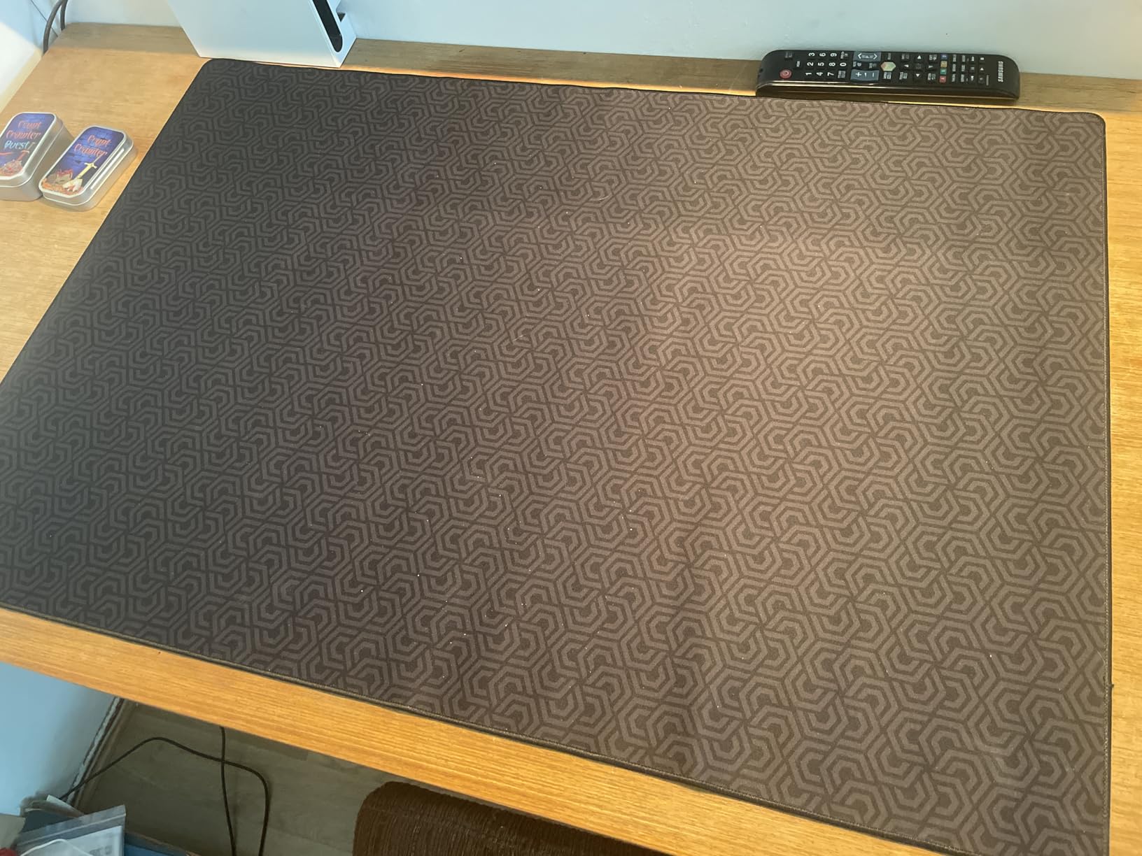 Roll-Play Board Game Mat 2' x 3' | Neoprene Tabletop Accessory | Double-Sided, Reversible, Portable | Rubber and Pattern Sides customer photo 1