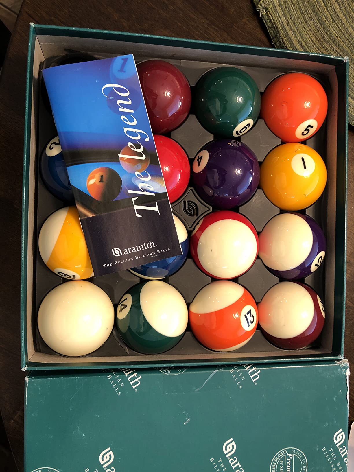 Aramith Tournament Billiard Pool Ball Set 2 1/4