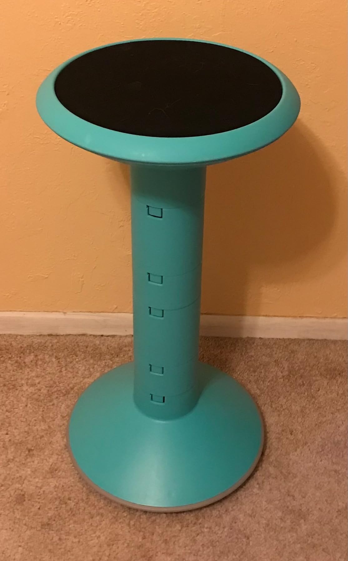 Storex Wiggle Stool - Active Flexible Seating for Classroom and Home Study, Adjustable 12-18 Inch Height, Green customer photo 1