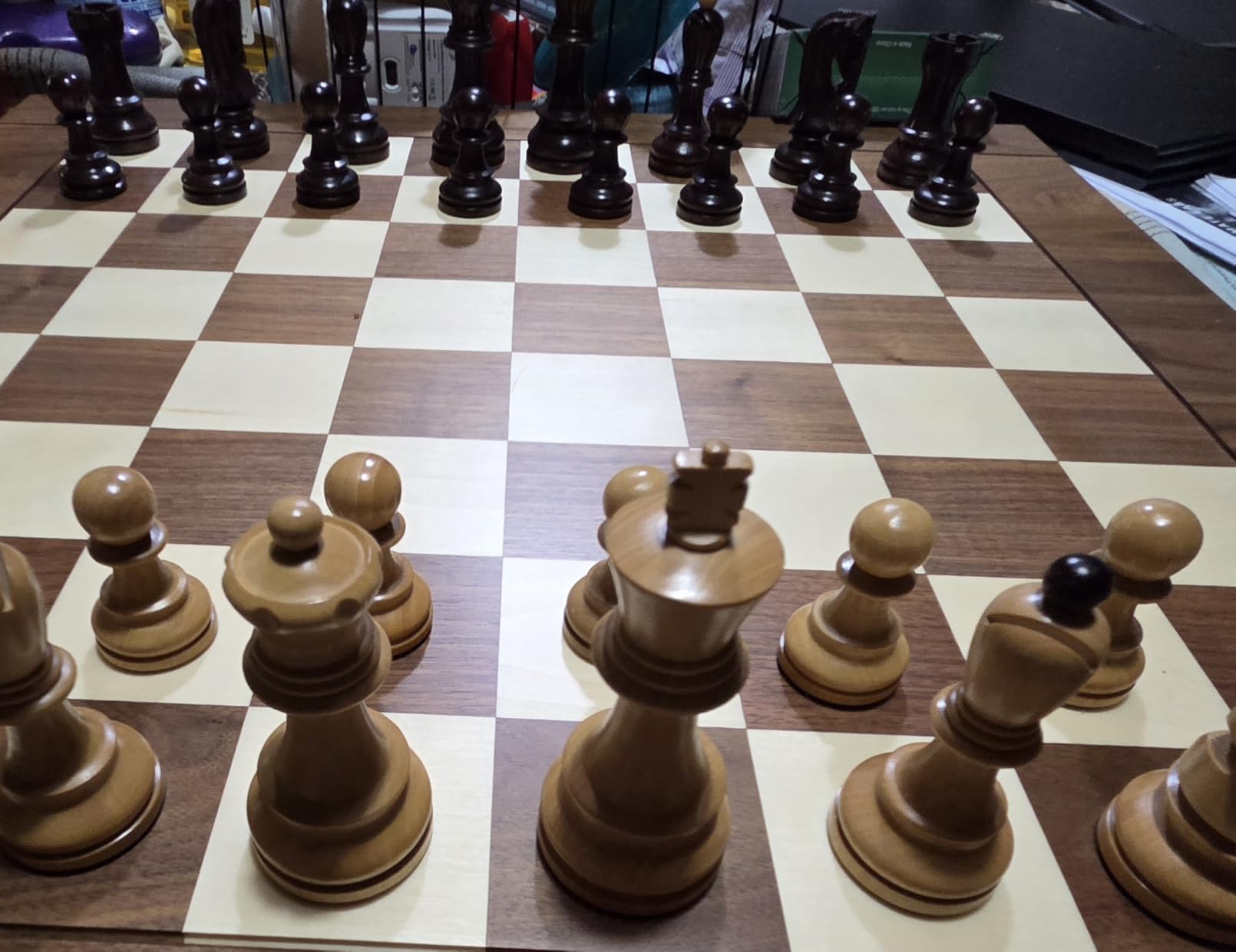 Tournament Chess Pieces - Yugo (Zagreb) Staunton King Height 3.75