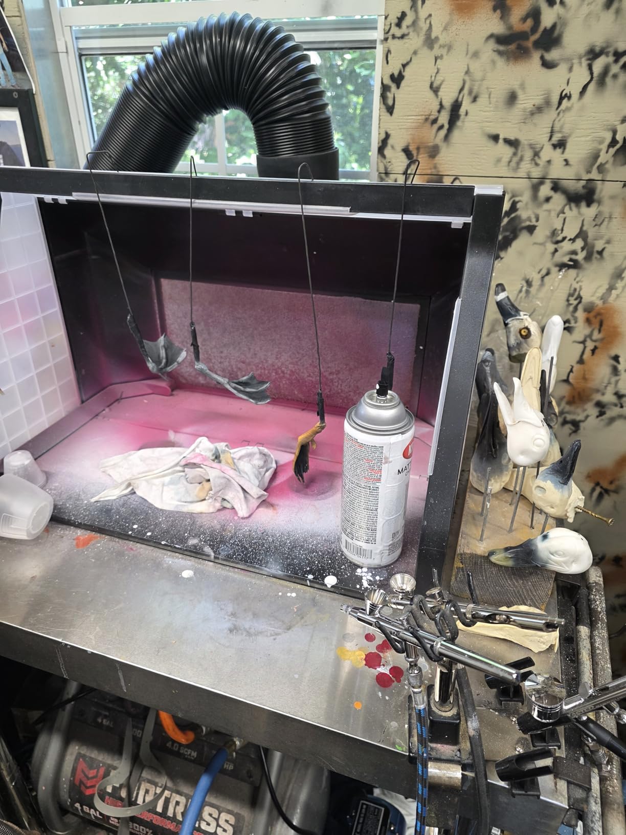 Master Airbrush Large Portable Airbrush Spray Booth Station with LED Lights customer photo 1