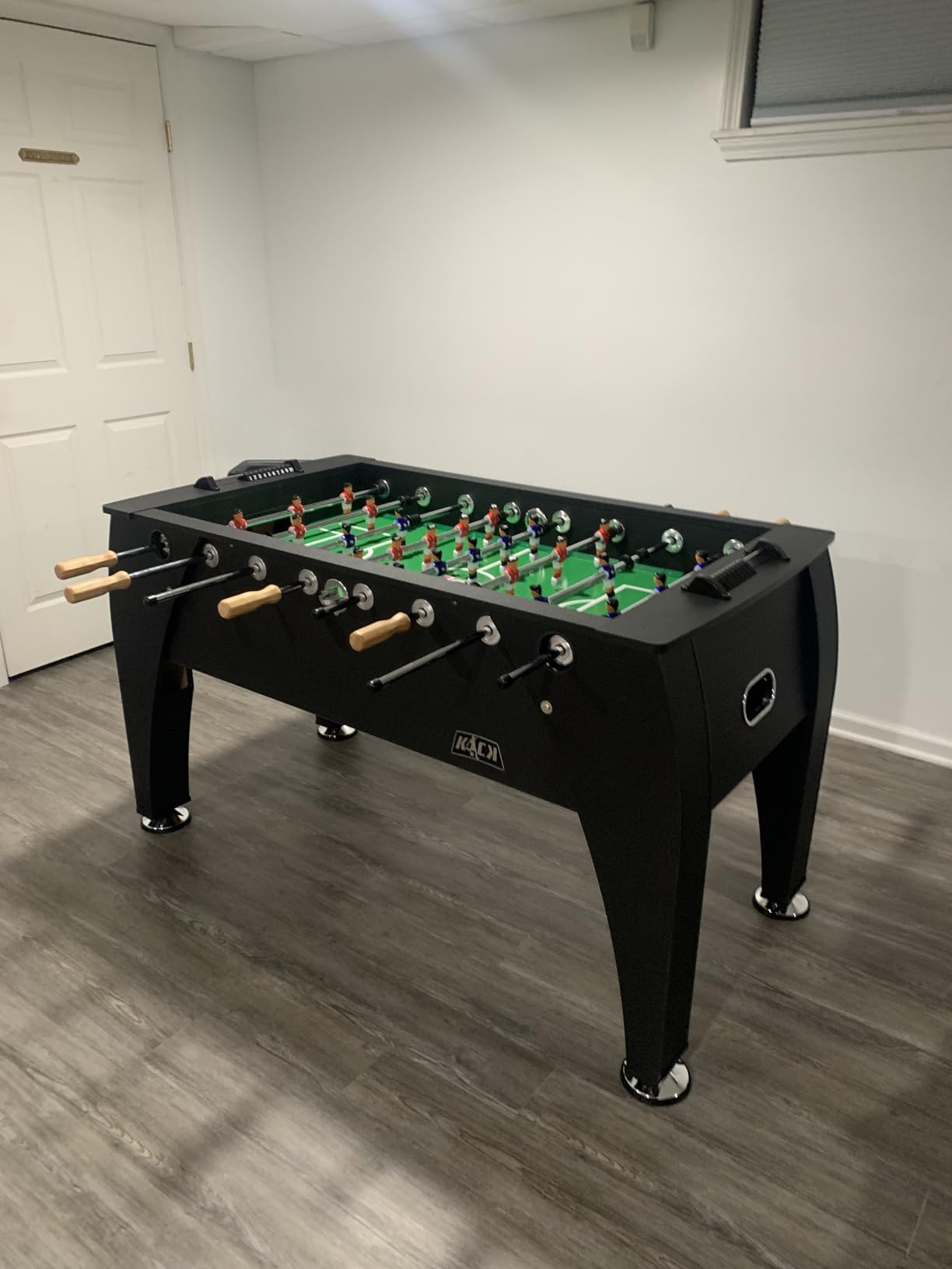 KICK Legend 55in Foosball Table - Professional Full-Size Indoor Game for Adults & Families with Counterbalanced & Uniformed Men, 6 Foosballs and Adjustable Leg Levelers customer photo 1