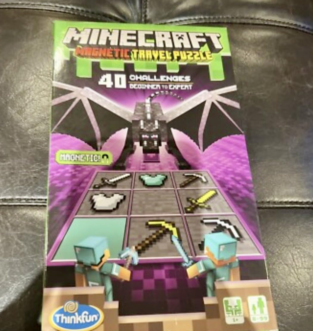 ThinkFun Minecraft Magnetic Travel Puzzle Logic Game & STEM Toy For Kids Ages 8 & Up customer photo 1